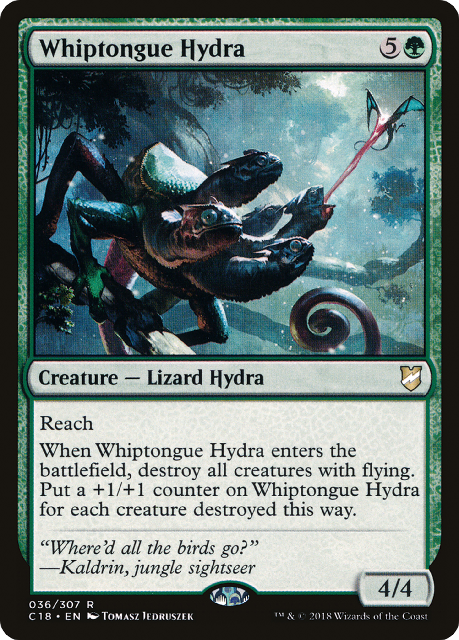 Whiptongue Hydra — Commander 2018 — Magic: The Gathering