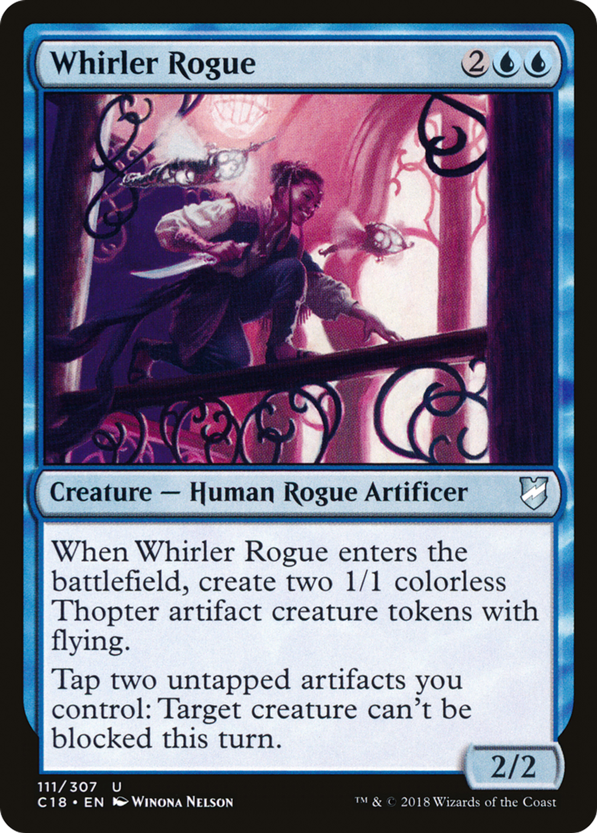 Whirler Rogue — Commander 2018 — Magic: The Gathering