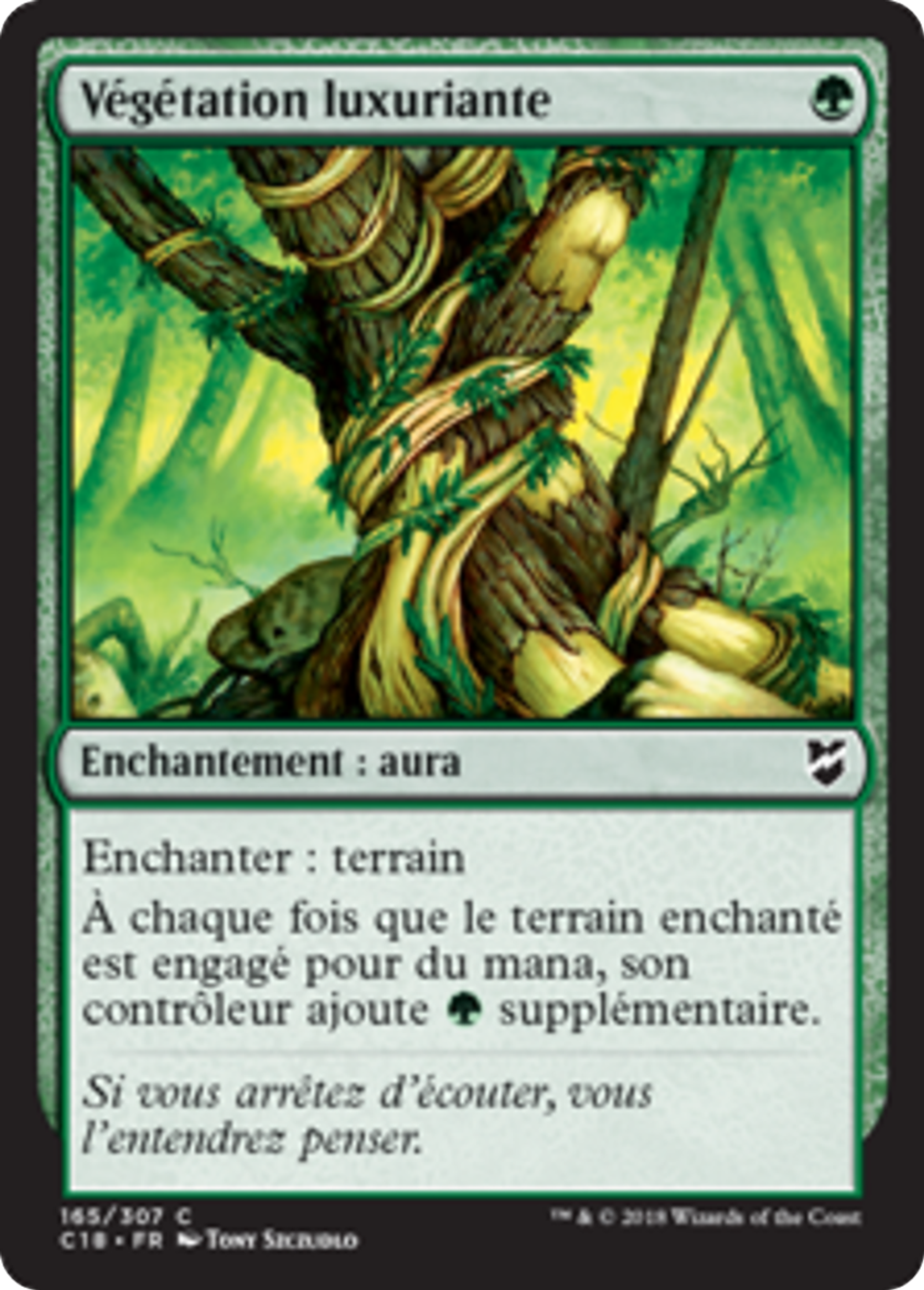 Végétation luxuriante — Commander 2018 — Magic: The Gathering