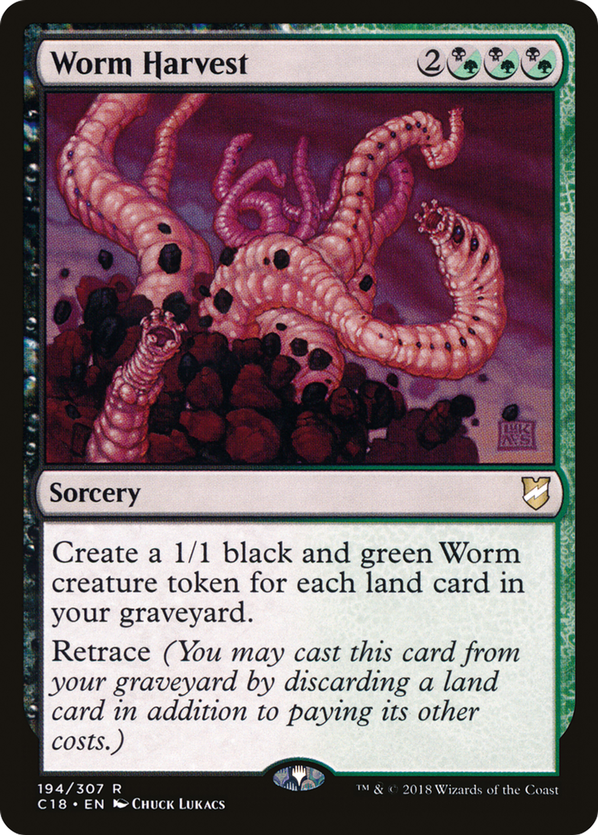 Worm Harvest — Commander 2018 — Magic: The Gathering