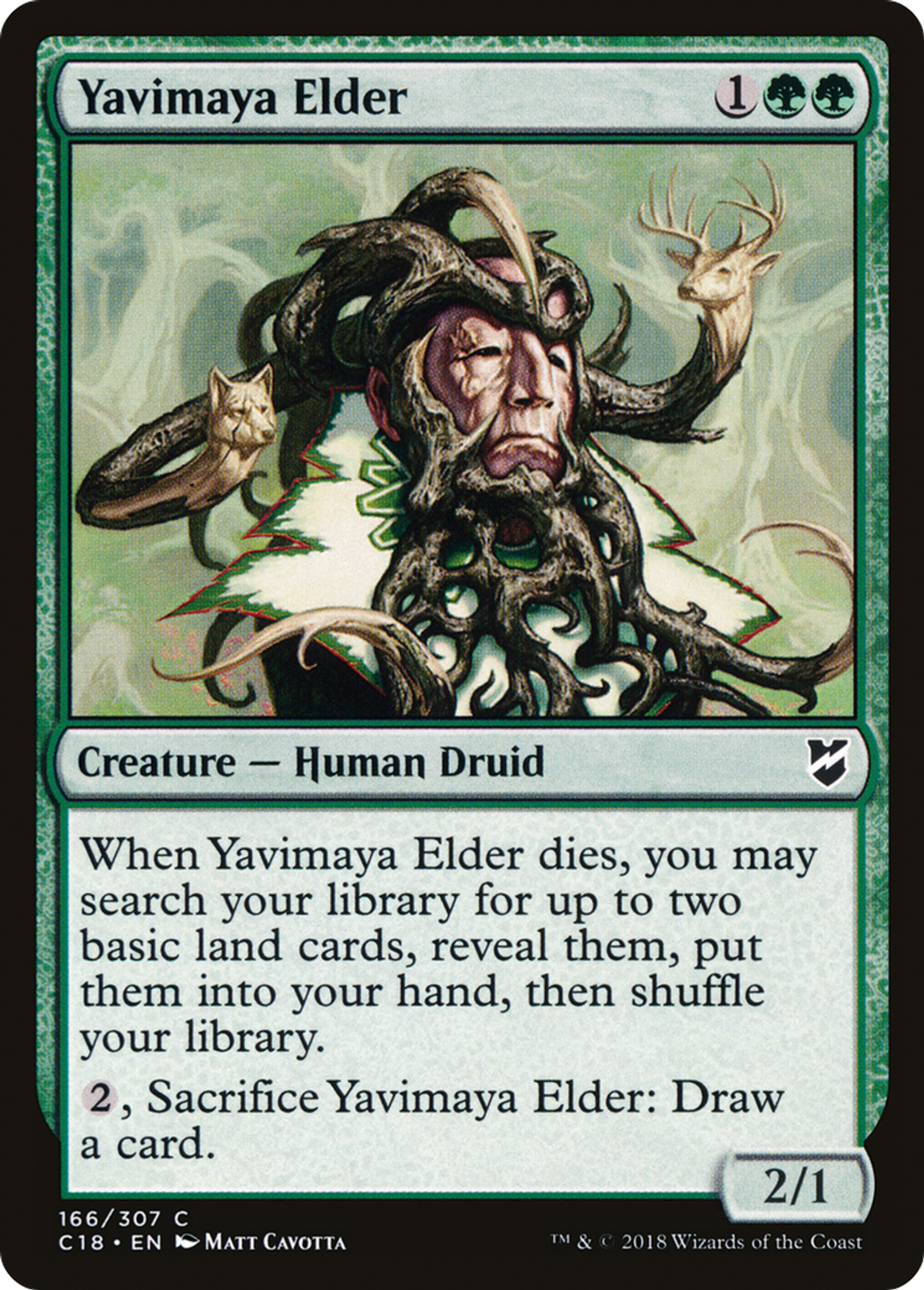 Yavimaya Elder — Commander 2018 — Magic: The Gathering
