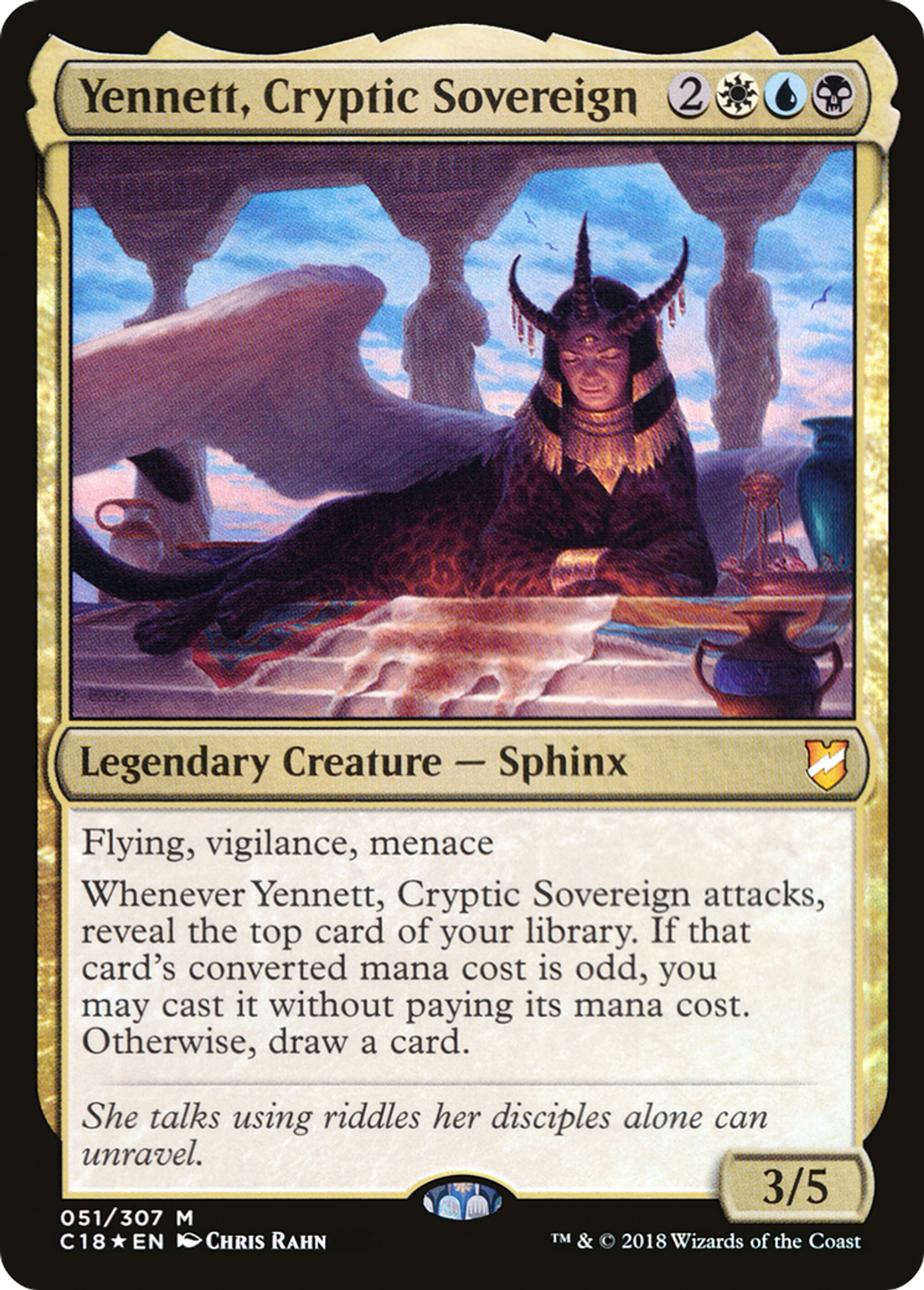 Yennett, Cryptic Sovereign — Commander 2018 — Magic: The Gathering