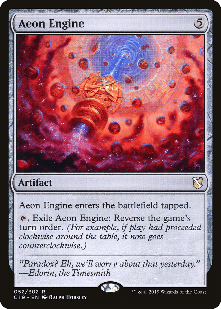 Aeon Engine — Commander 2019 — Magic: The Gathering