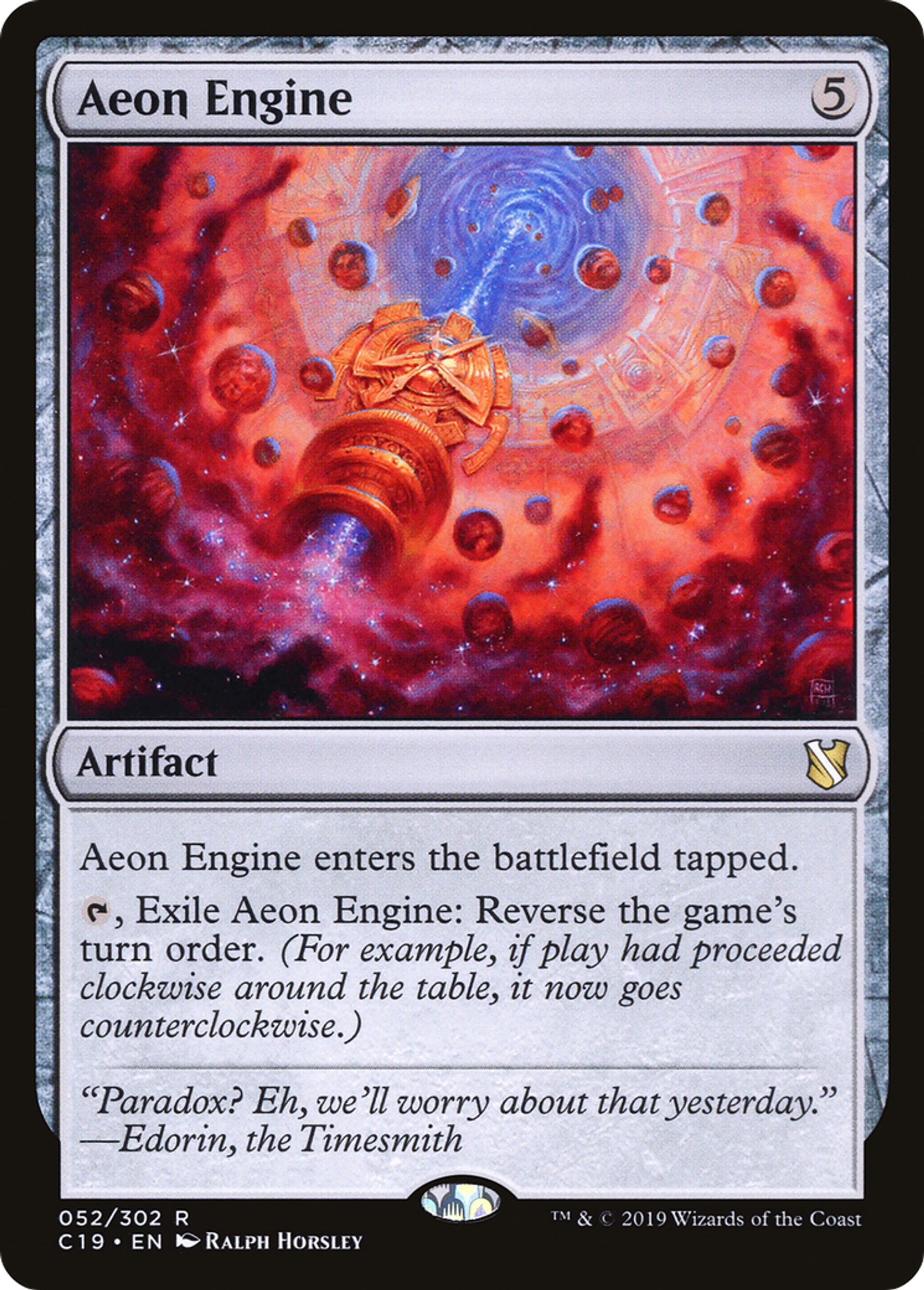 Aeon Engine — Commander 2019 — Magic: The Gathering