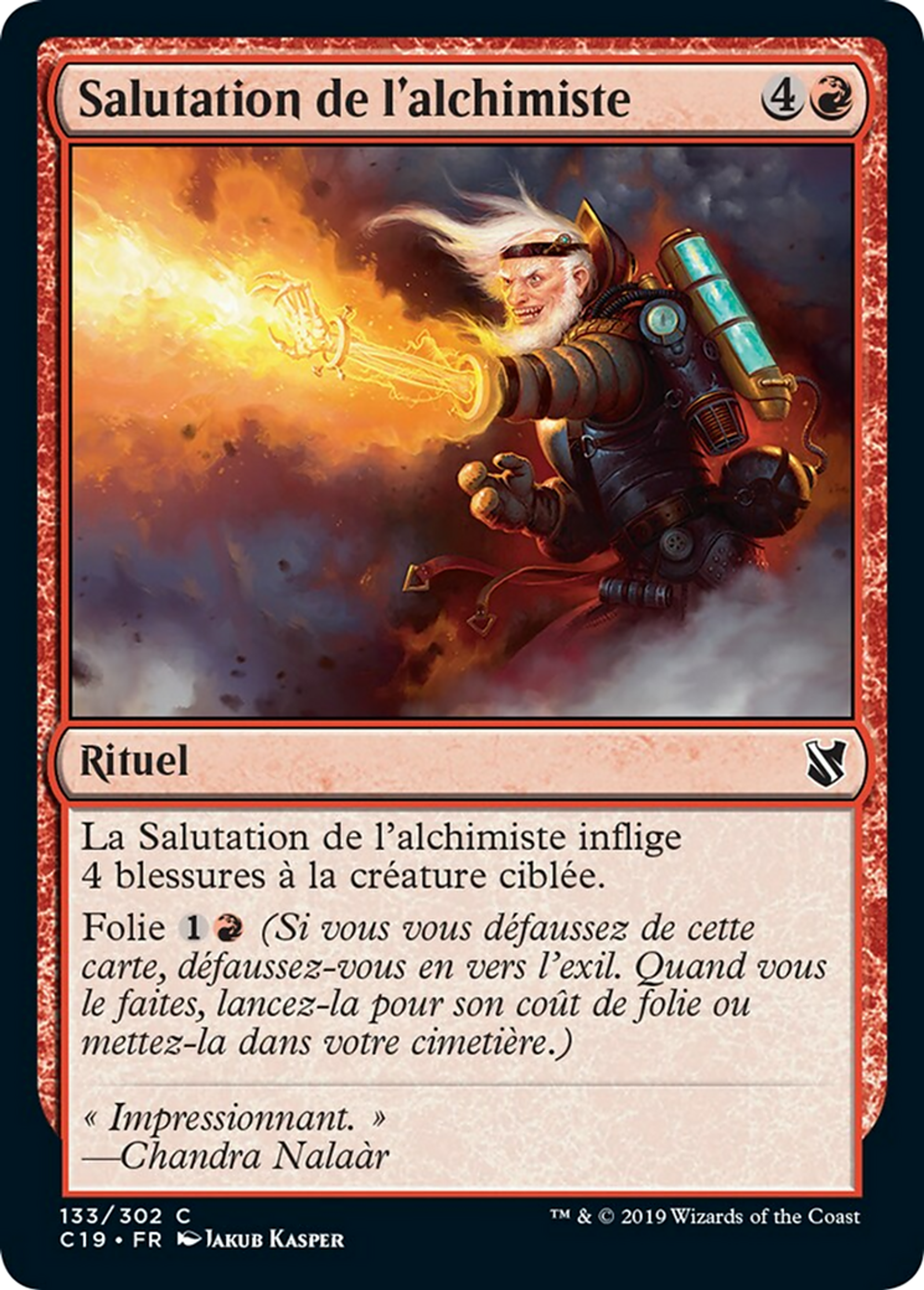 Salutation de l'alchimiste — Commander 2019 — Magic: The Gathering