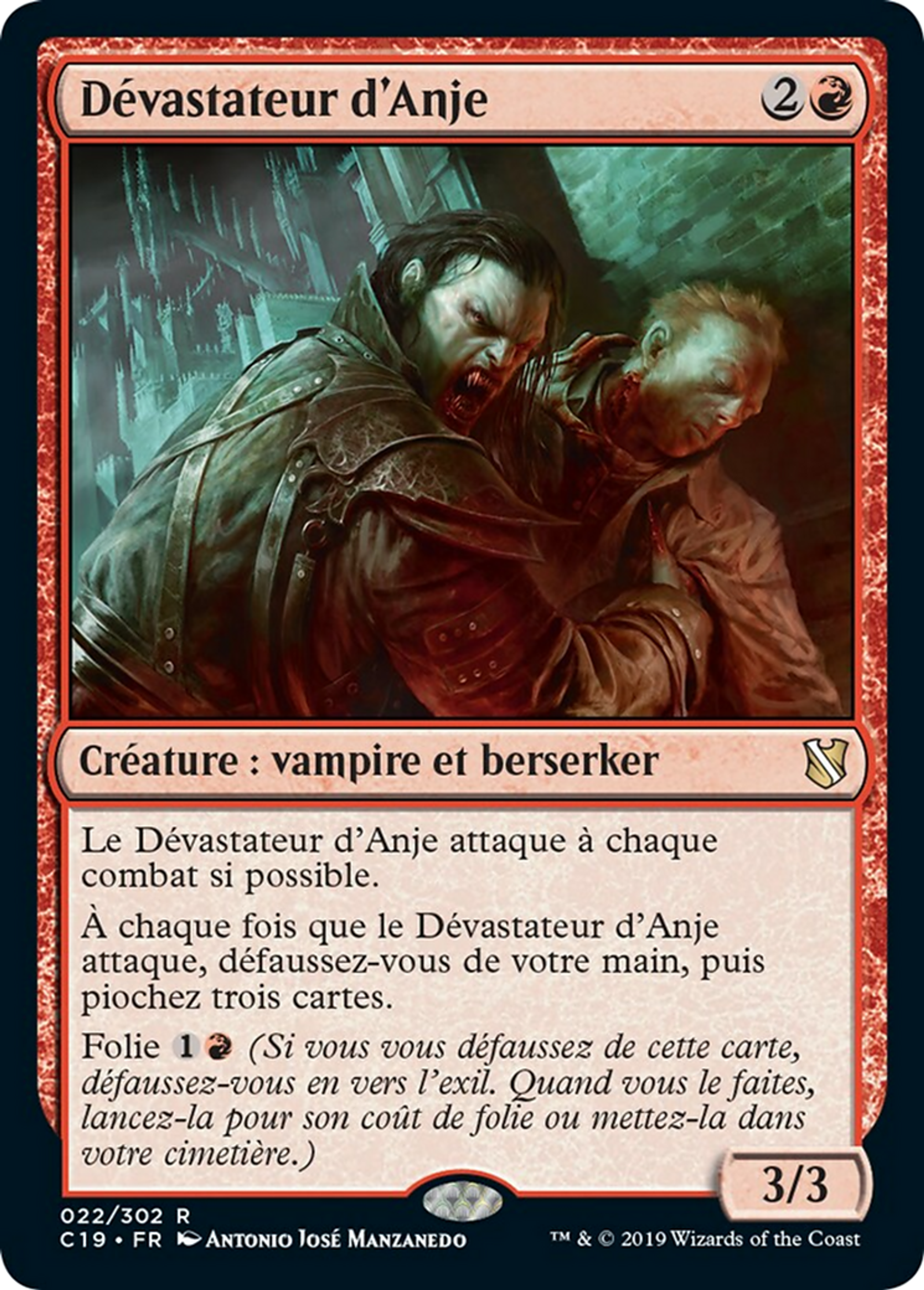 Dévastateur d'Anje — Commander 2019 — Magic: The Gathering