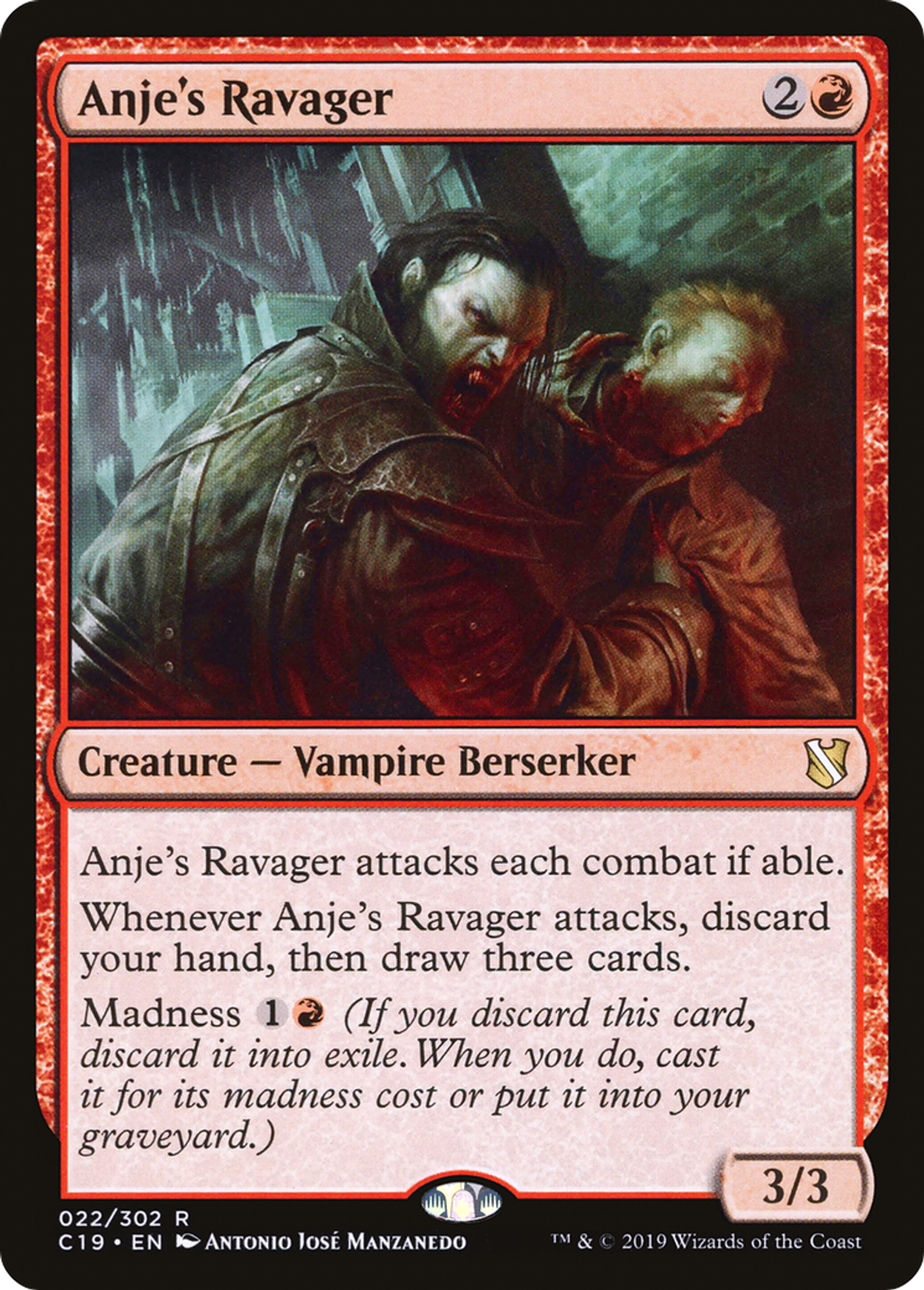 Anje's Ravager — Commander 2019 — Magic: The Gathering