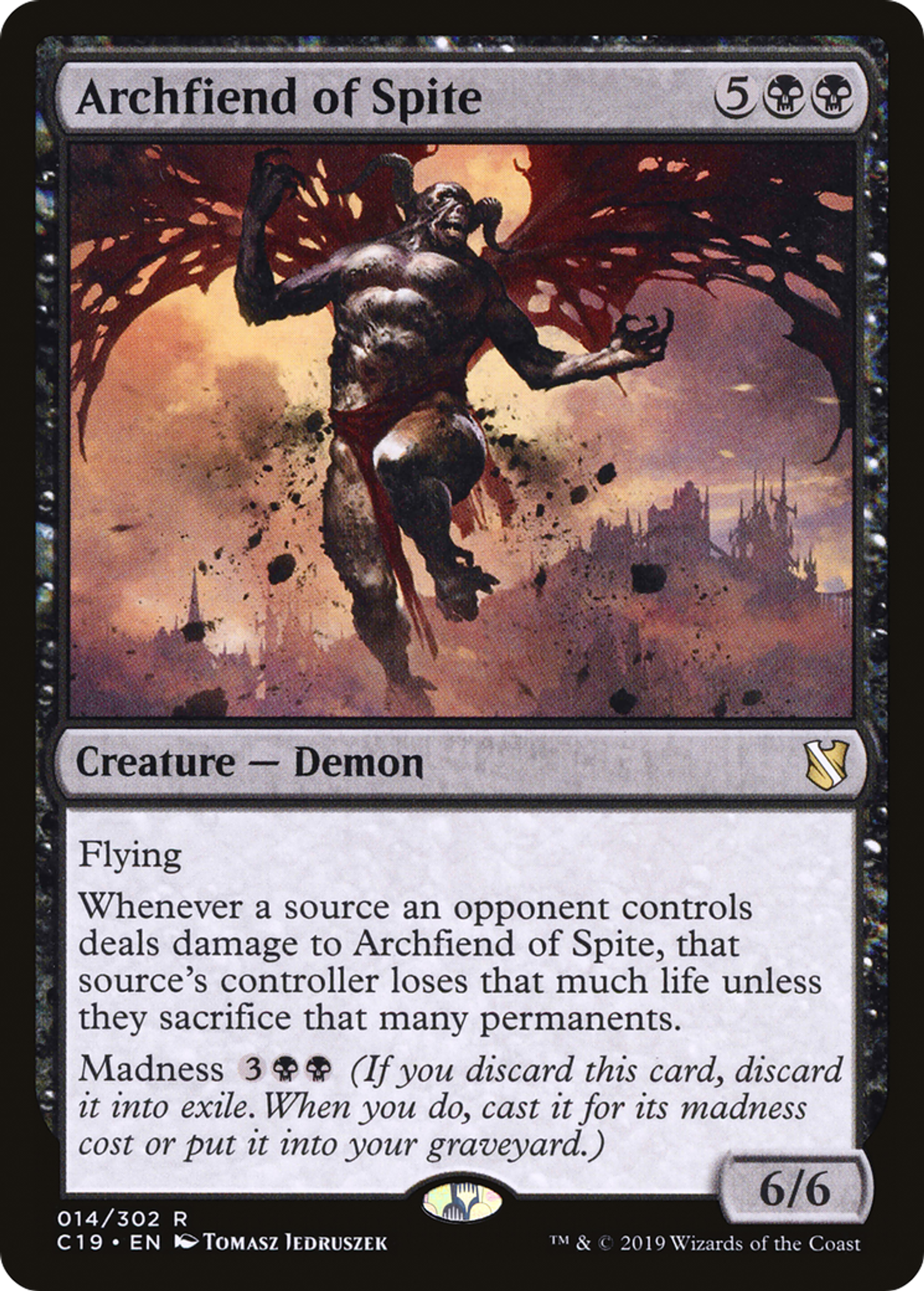 Archfiend of Spite — Commander 2019 — Magic: The Gathering