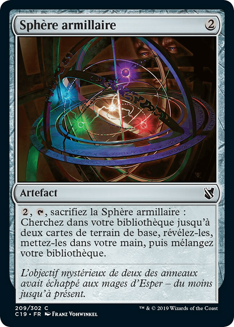 Sphère armillaire — Commander 2019 — Magic: The Gathering