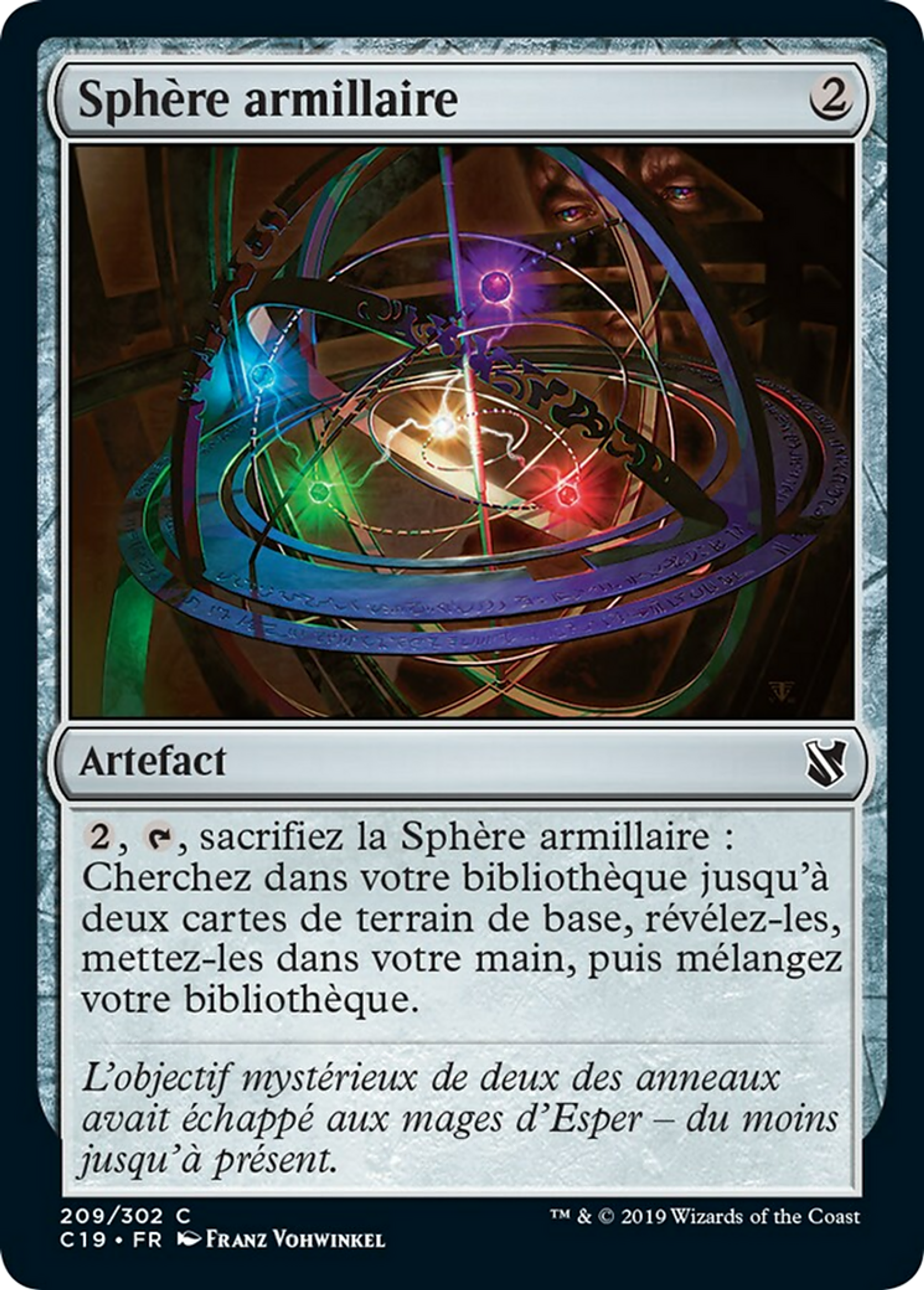 Sphère armillaire — Commander 2019 — Magic: The Gathering