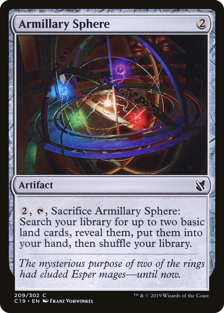 Armillary Sphere — Commander 2019 — Magic: The Gathering