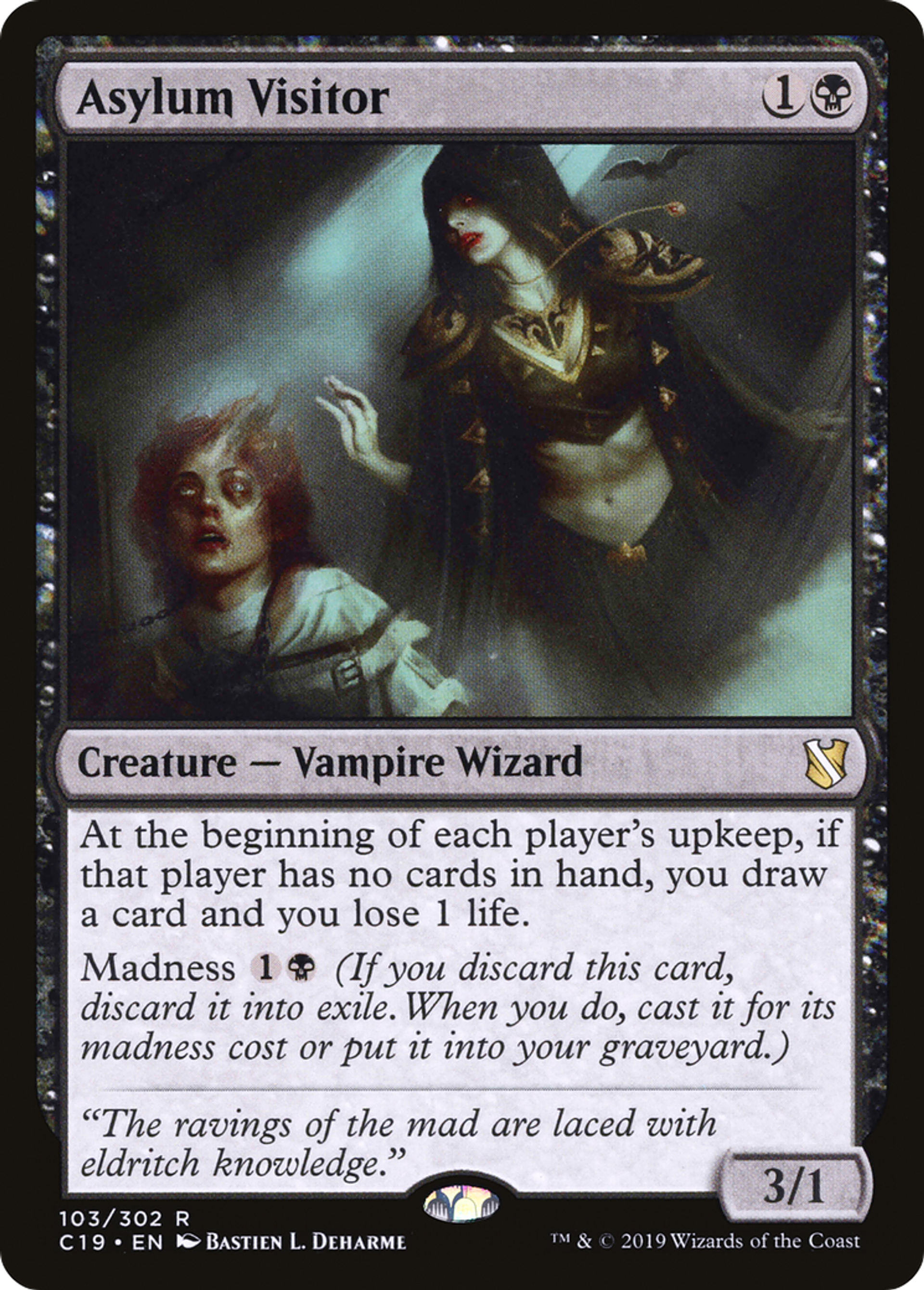 Asylum Visitor — Commander 2019 — Magic: The Gathering