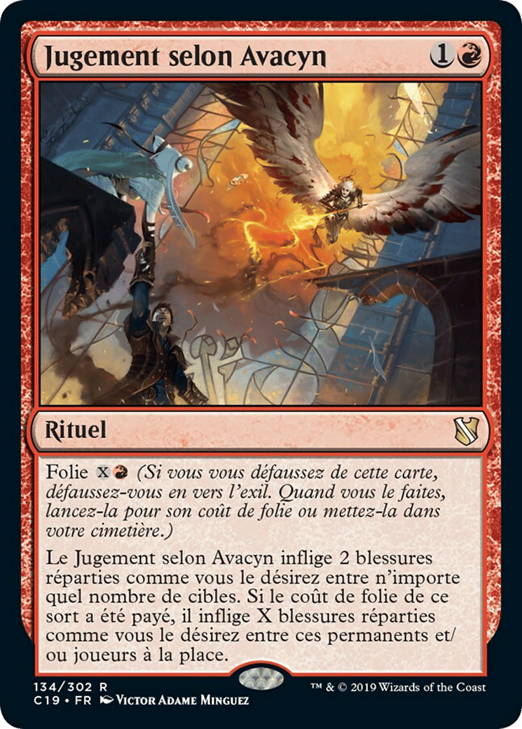 Jugement selon Avacyn — Commander 2019 — Magic: The Gathering