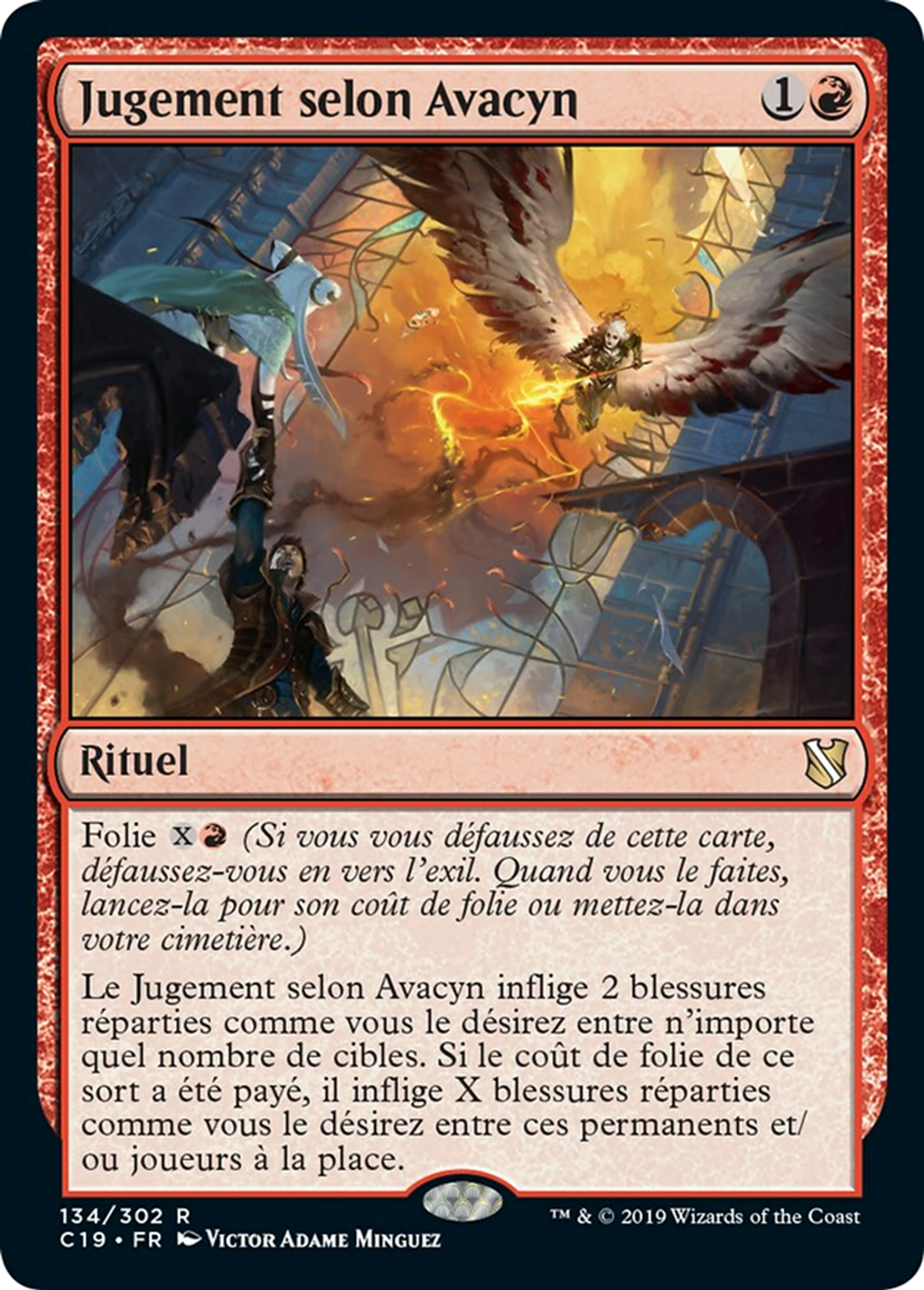 Jugement selon Avacyn — Commander 2019 — Magic: The Gathering