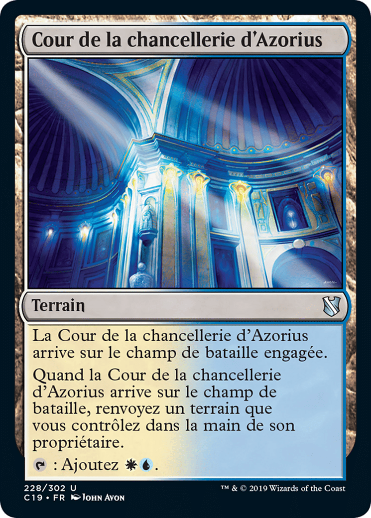 Cour de la chancellerie d'Azorius — Commander 2019 — Magic: The Gathering