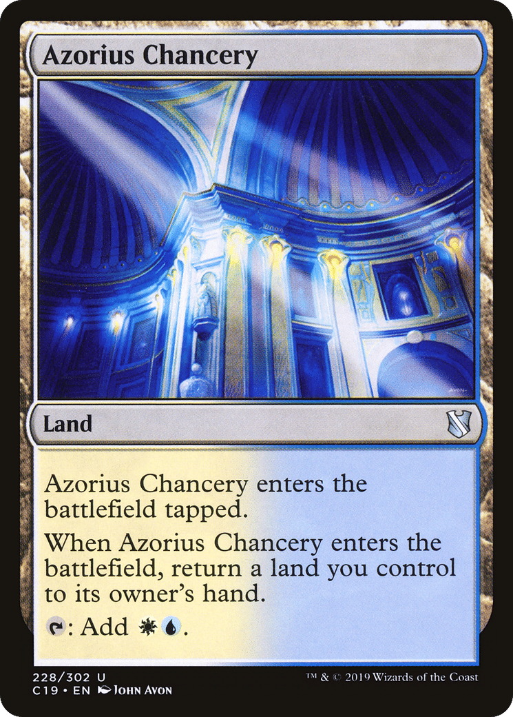 Azorius Chancery — Commander 2019 — Magic: The Gathering