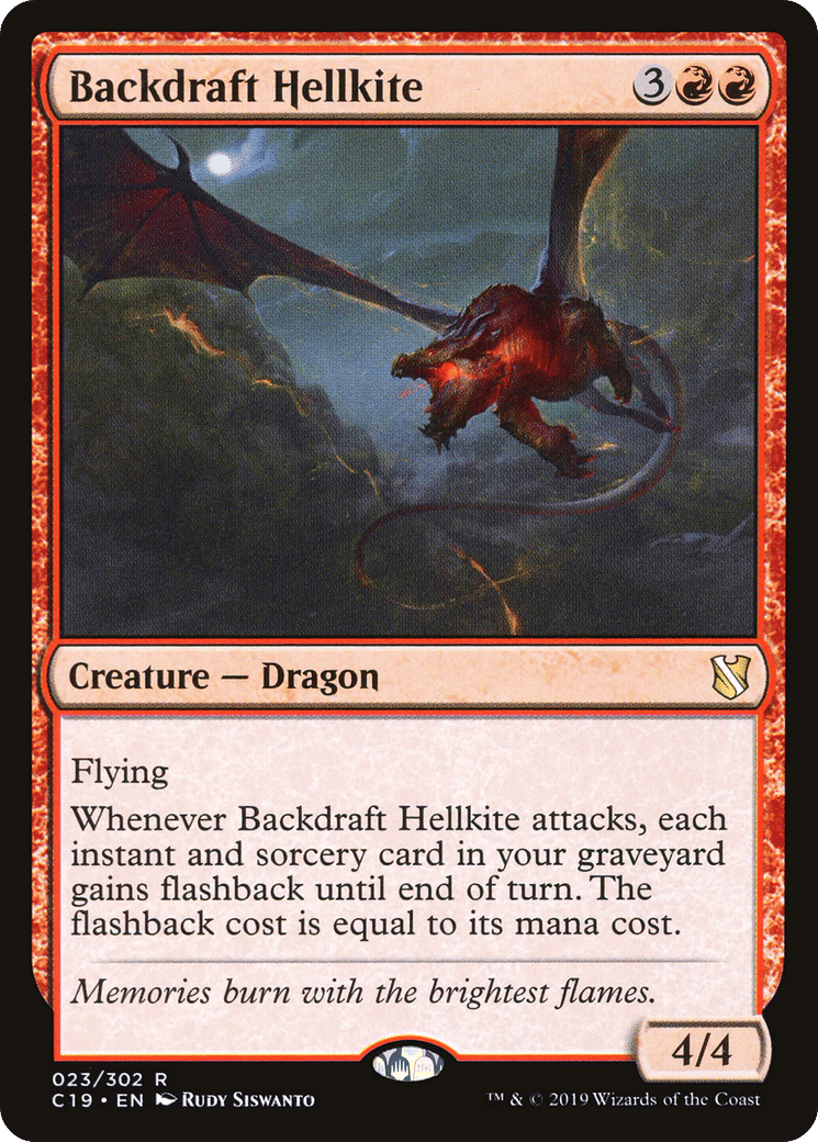 Backdraft Hellkite — Commander 2019 — Magic: The Gathering