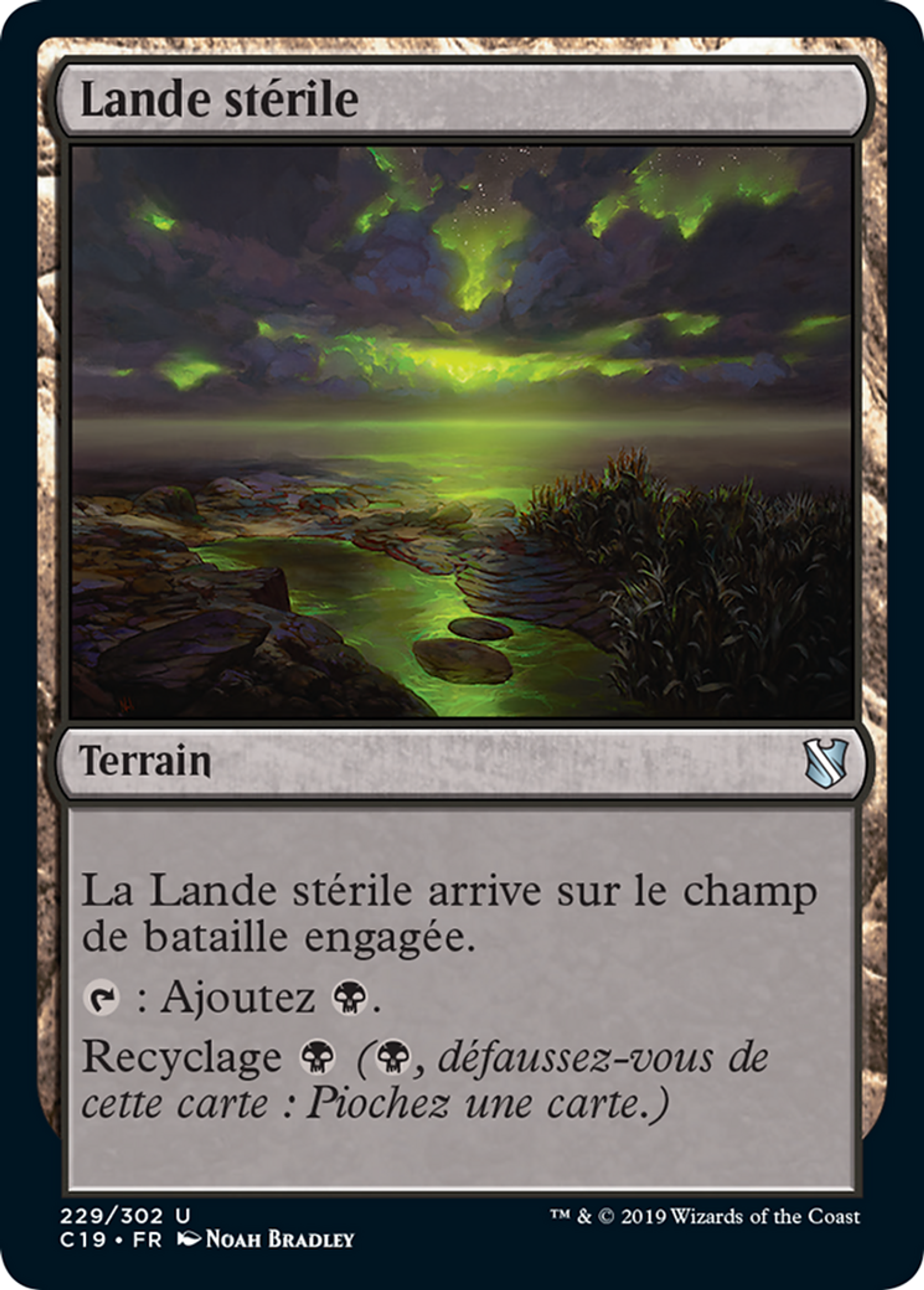 Lande stérile — Commander 2019 — Magic: The Gathering