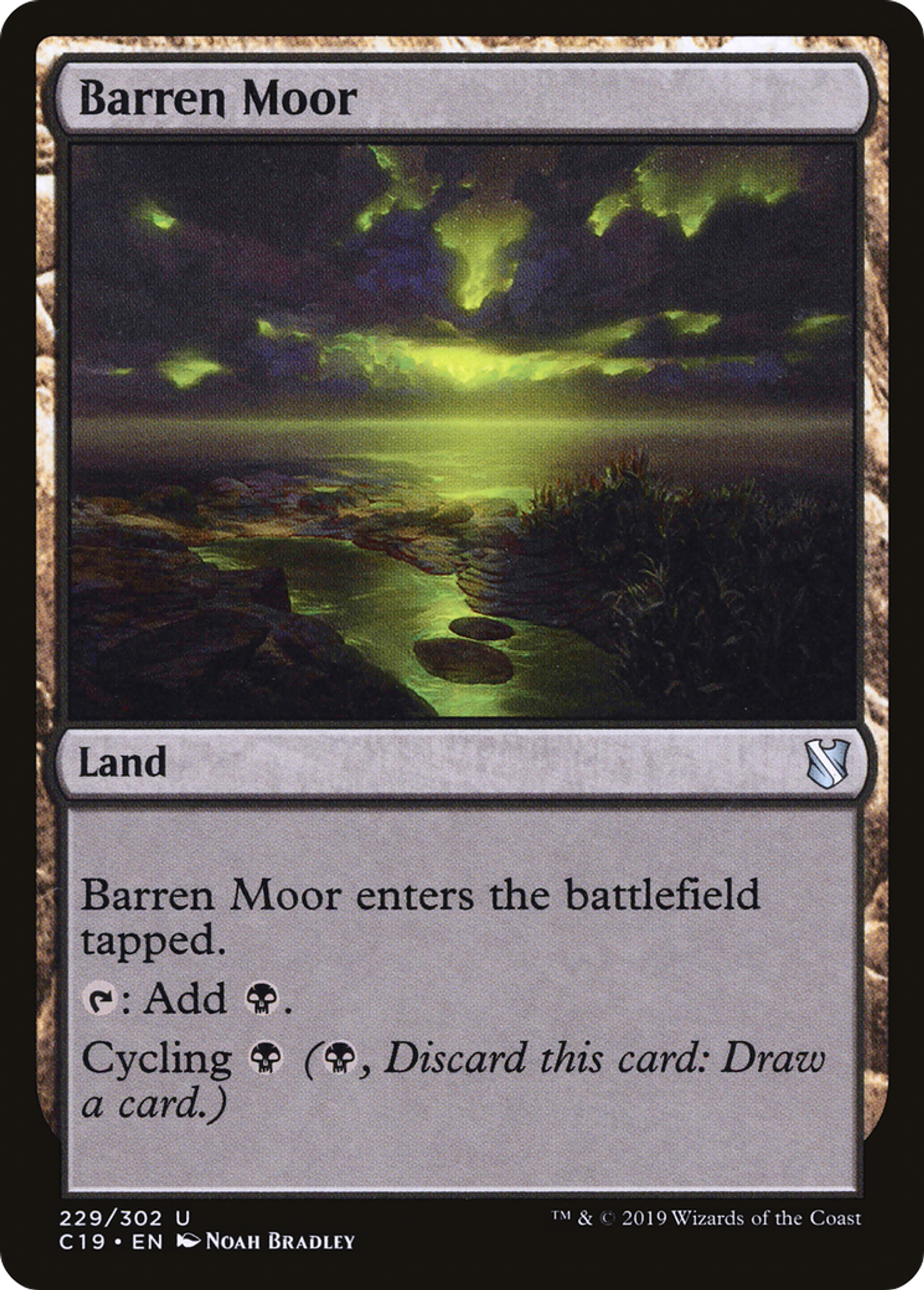 Barren Moor — Commander 2019 — Magic: The Gathering