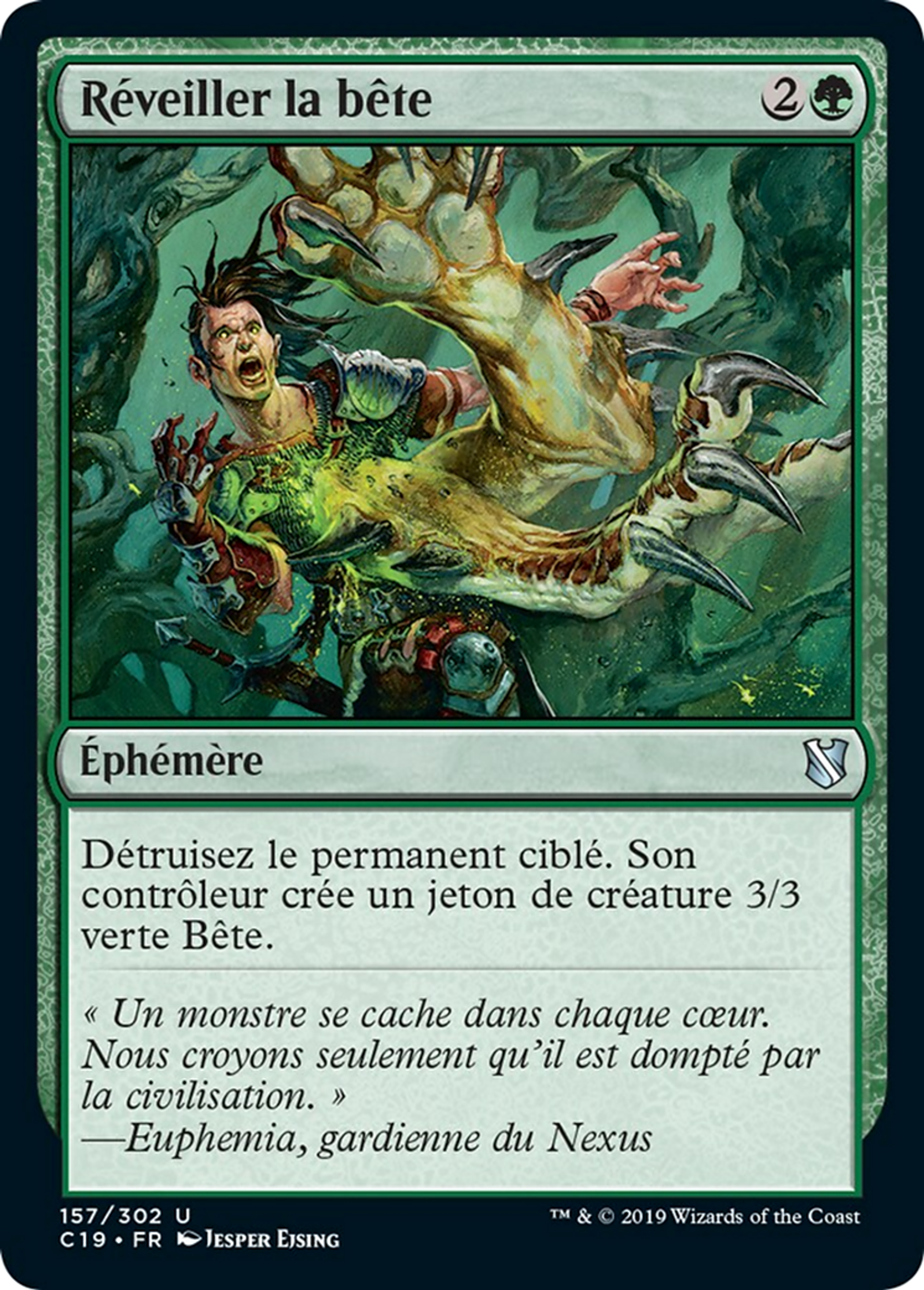 Réveiller la bête — Commander 2019 — Magic: The Gathering