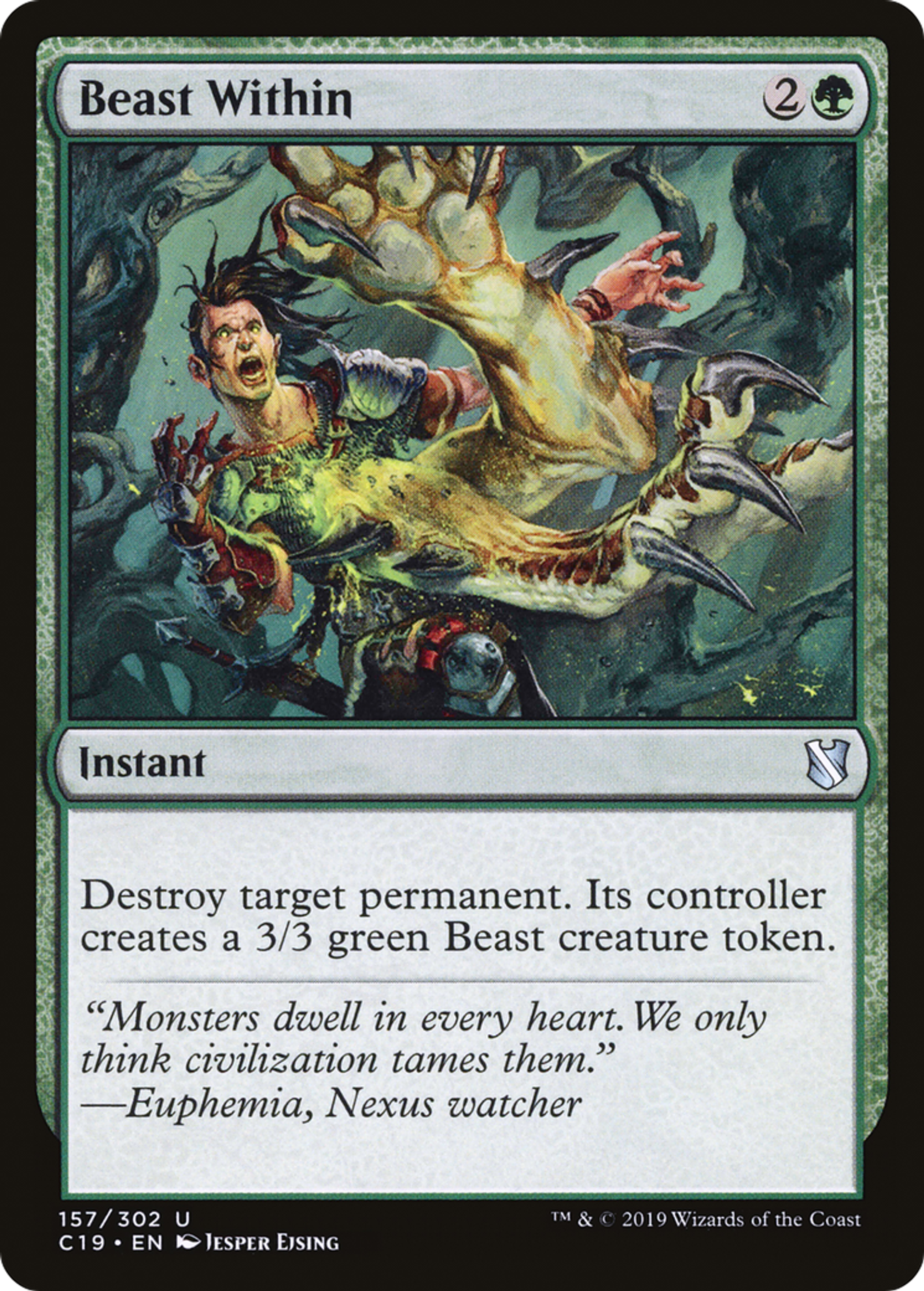 Beast Within — Commander 2019 — Magic: The Gathering