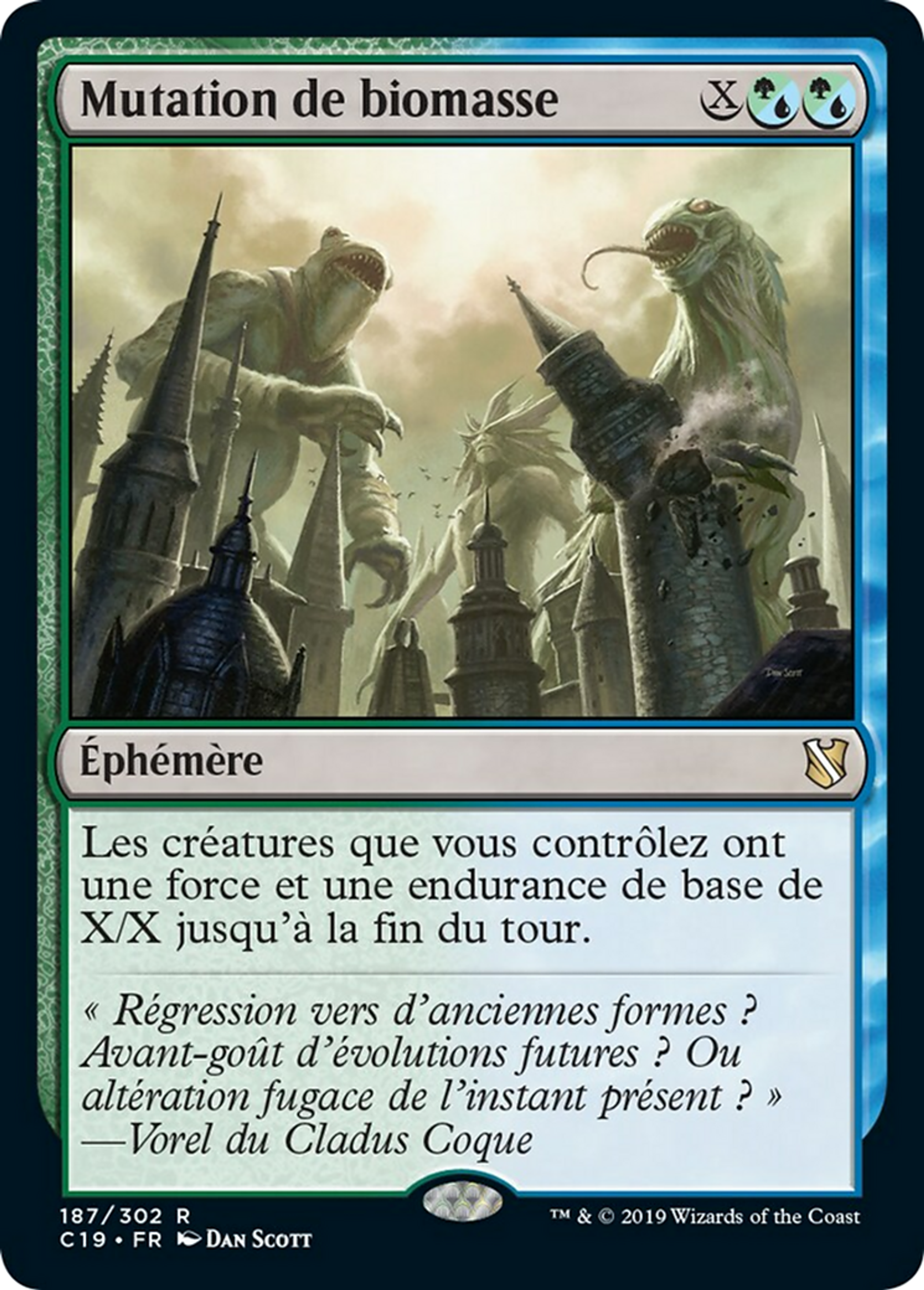Mutation de biomasse — Commander 2019 — Magic: The Gathering