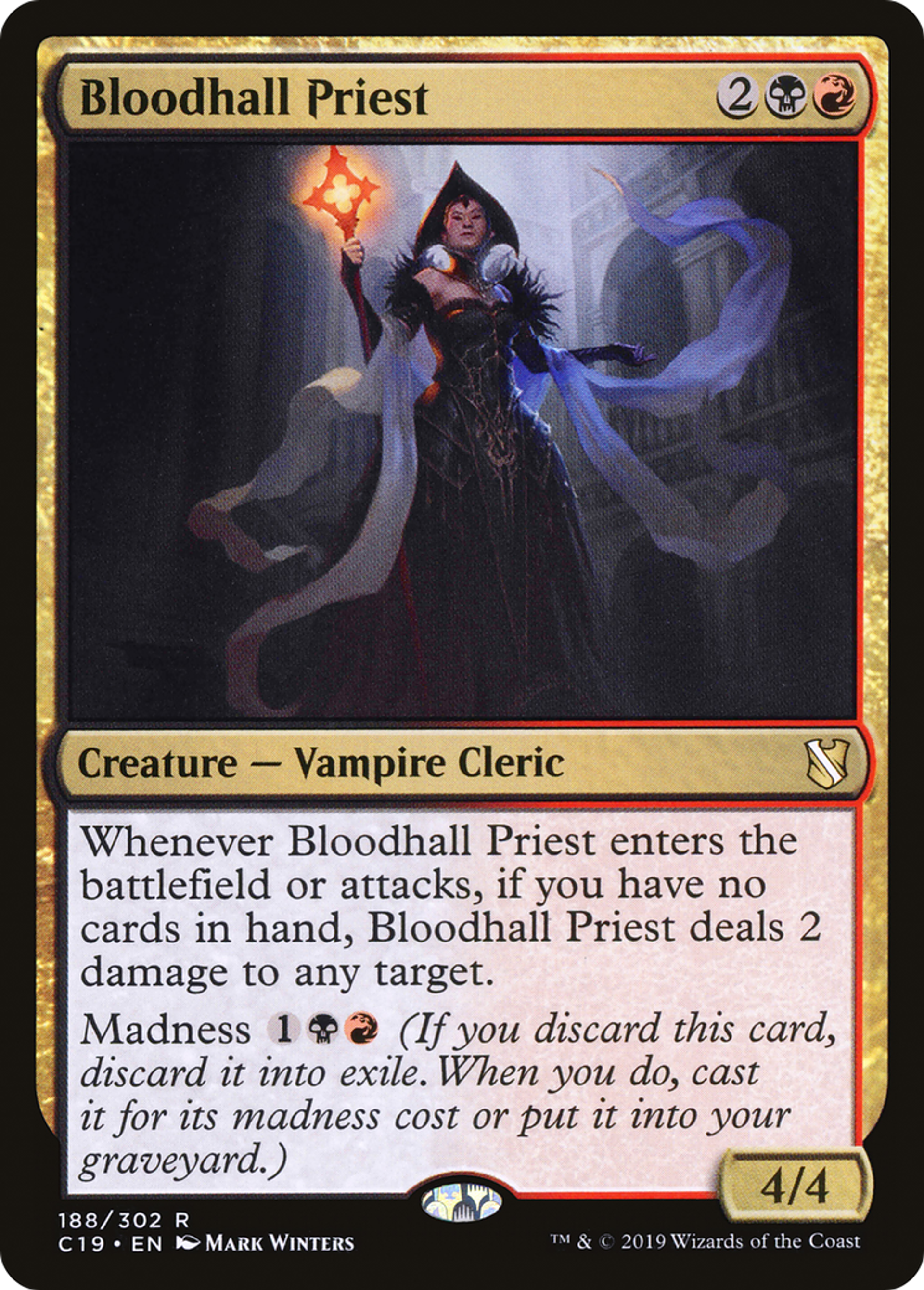 Bloodhall Priest — Commander 2019 — Magic: The Gathering