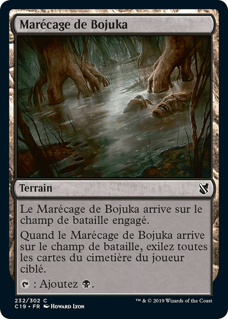 Marécage de Bojuka — Commander 2019 — Magic: The Gathering