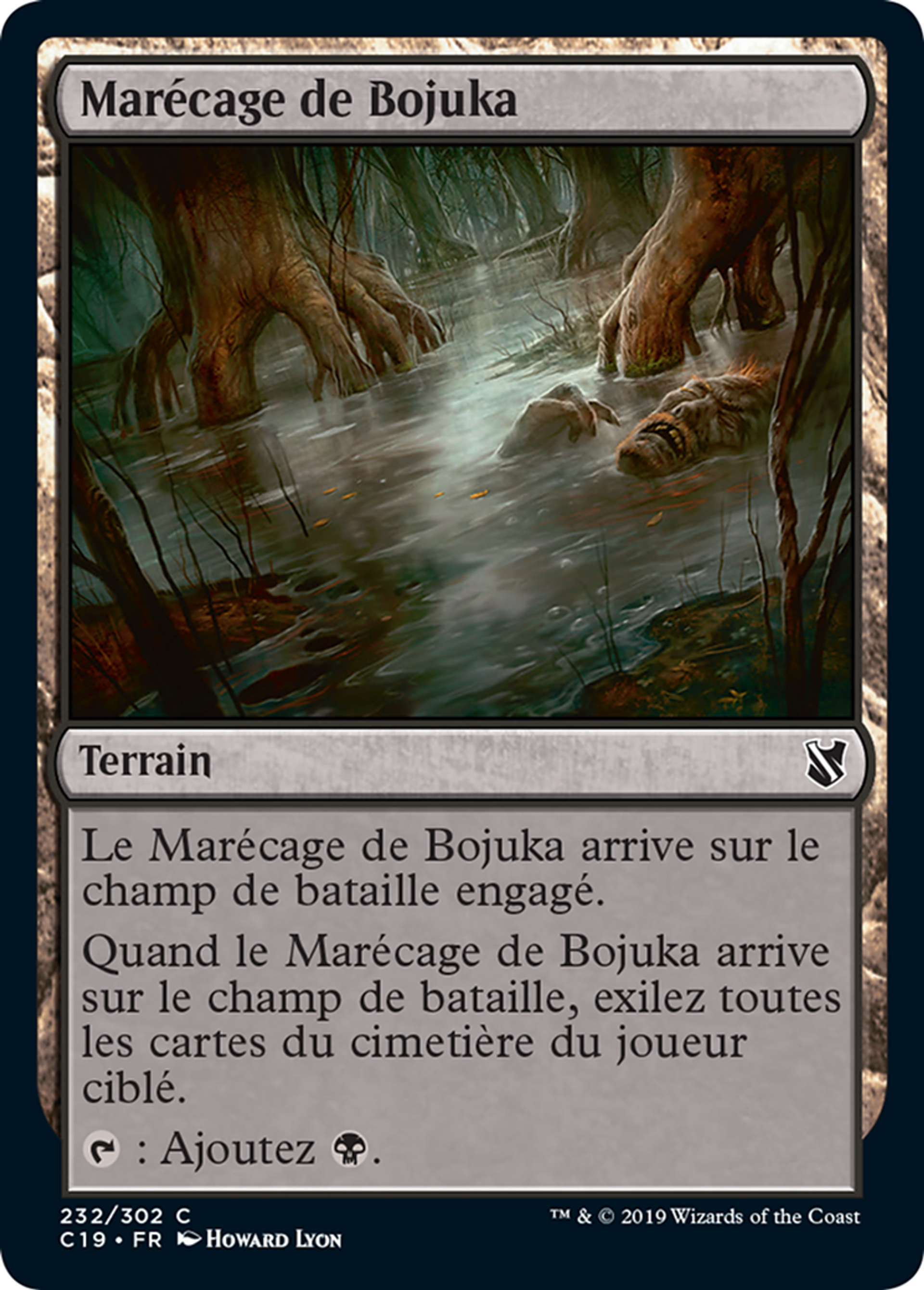Marécage de Bojuka — Commander 2019 — Magic: The Gathering