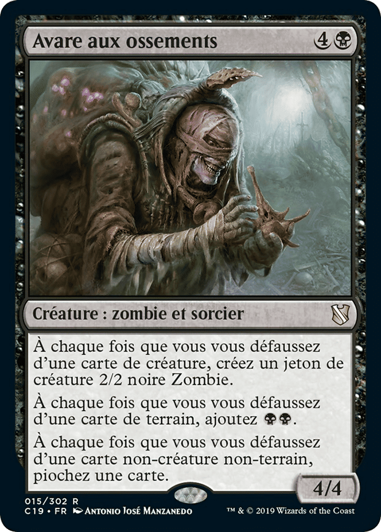 Avare aux ossements — Commander 2019 — Magic: The Gathering
