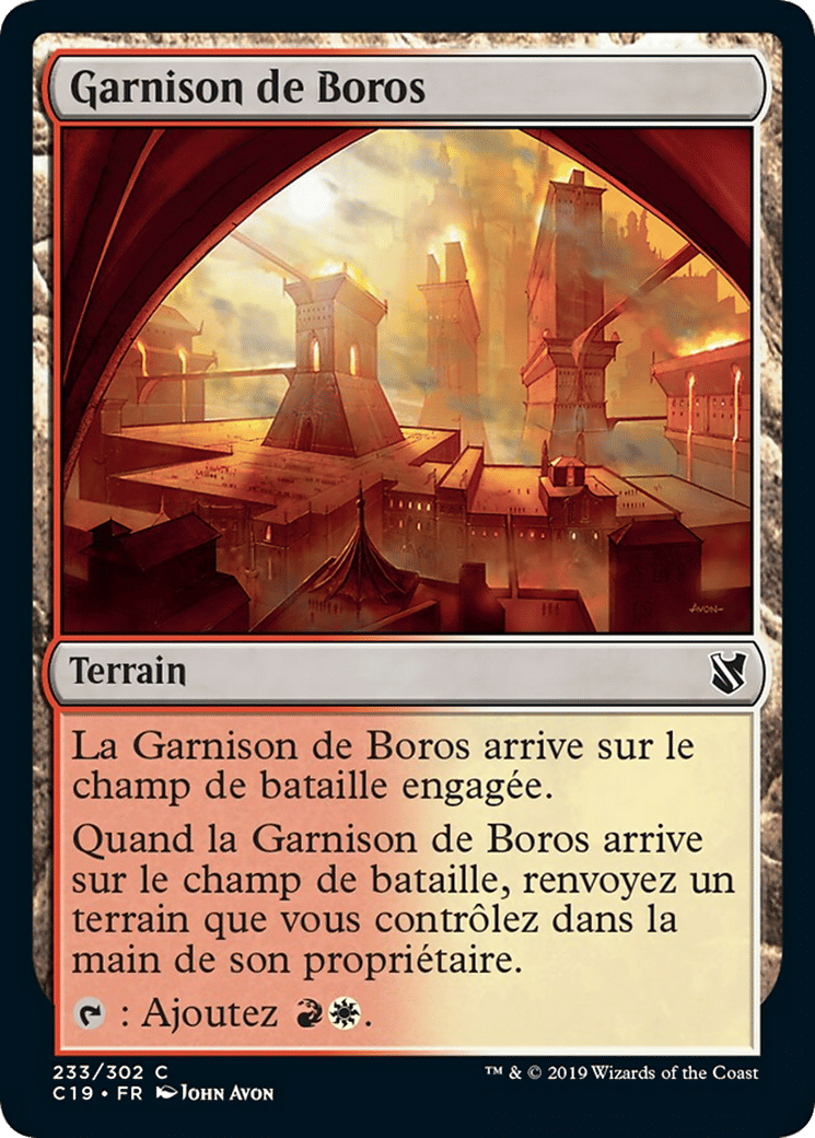 Garnison de Boros — Commander 2019 — Magic: The Gathering