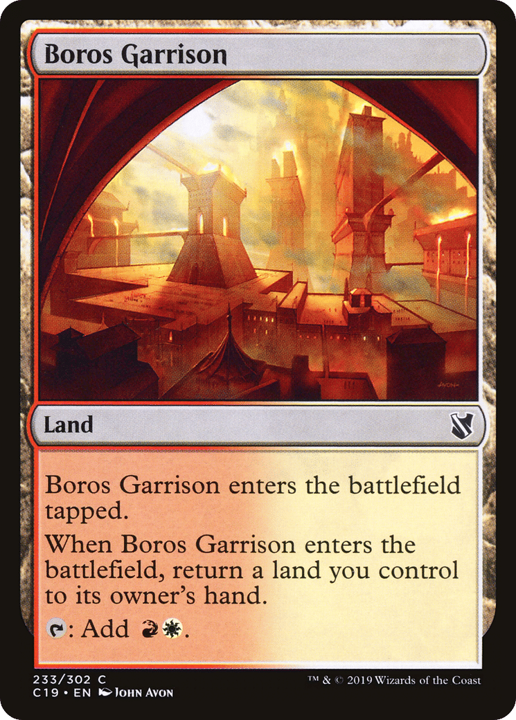 Boros Garrison — Commander 2019 — Magic: The Gathering