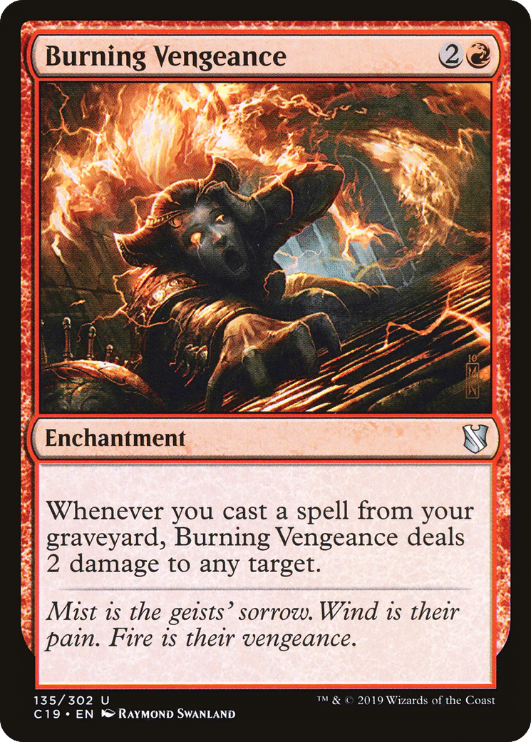 Burning Vengeance — Commander 2019 — Magic: The Gathering