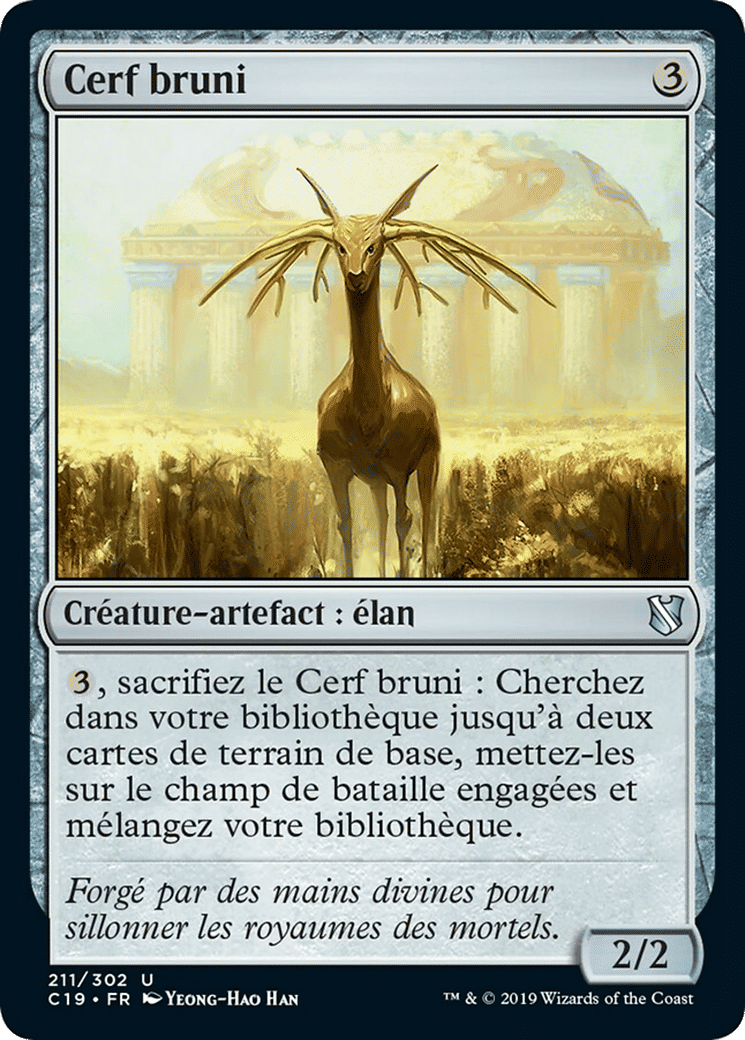 Cerf bruni — Commander 2019 — Magic: The Gathering
