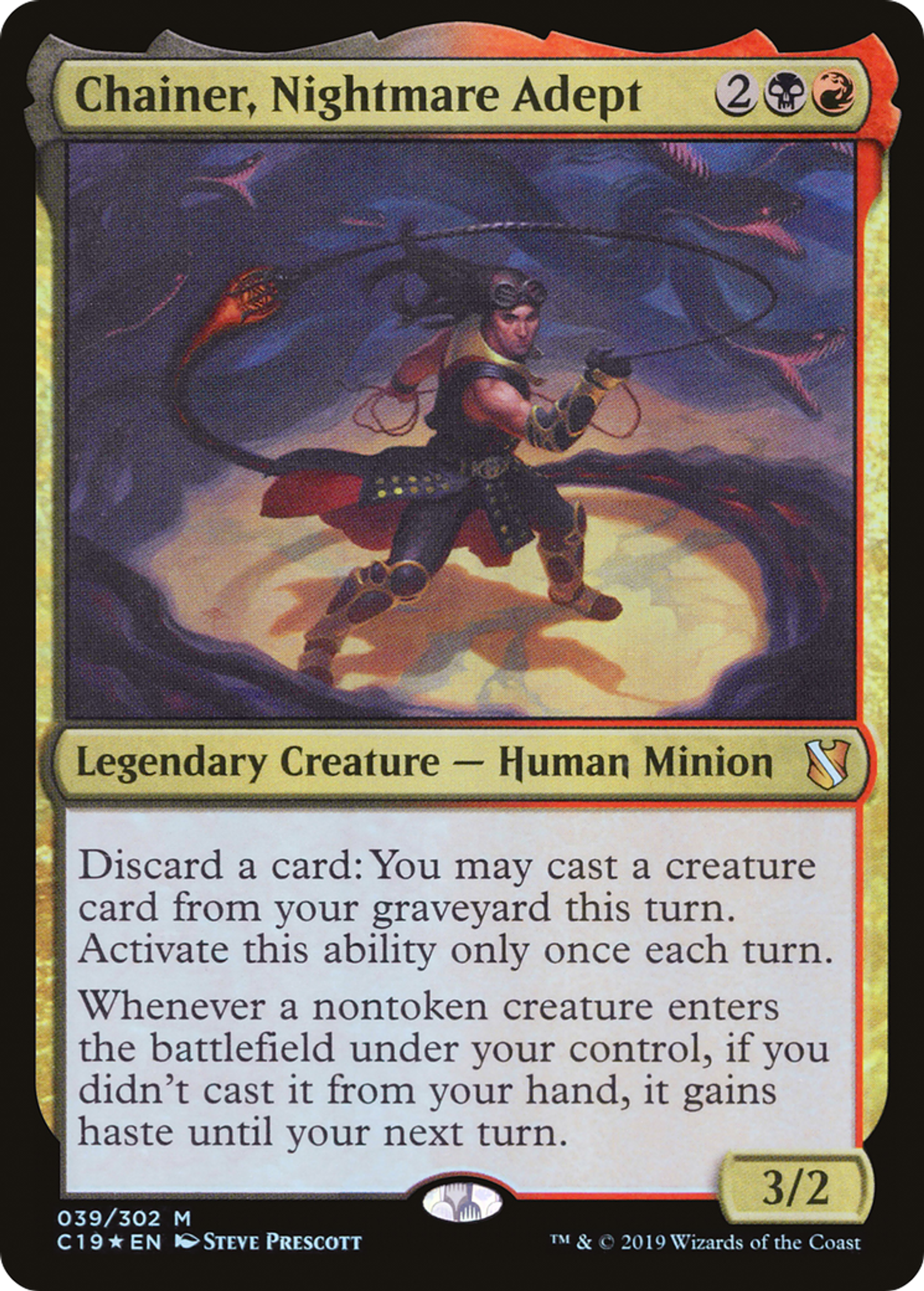 Chainer, Nightmare Adept — Commander 2019 — Magic: The Gathering