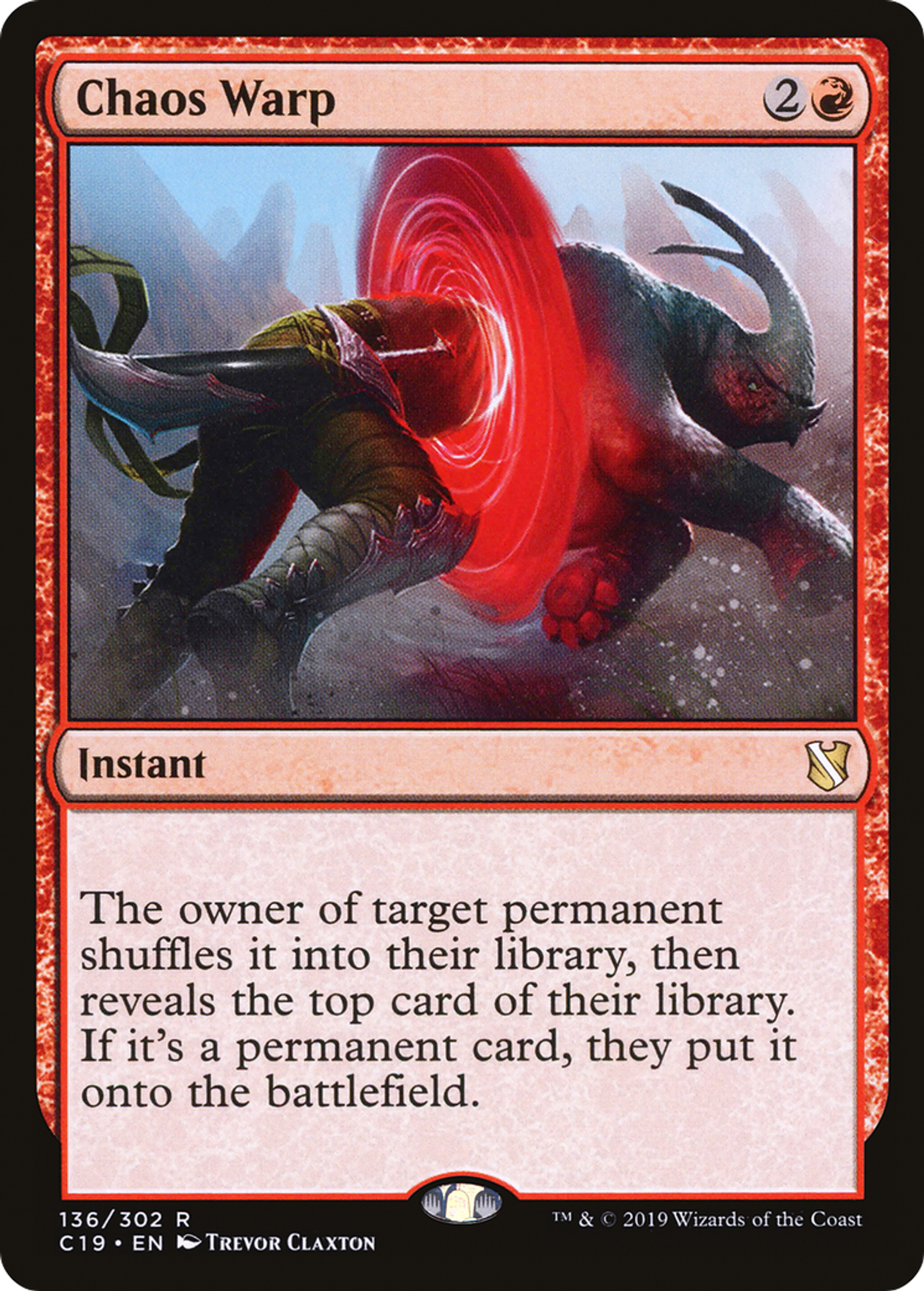 Distorsion chaotique — Commander 2019 — Magic: The Gathering