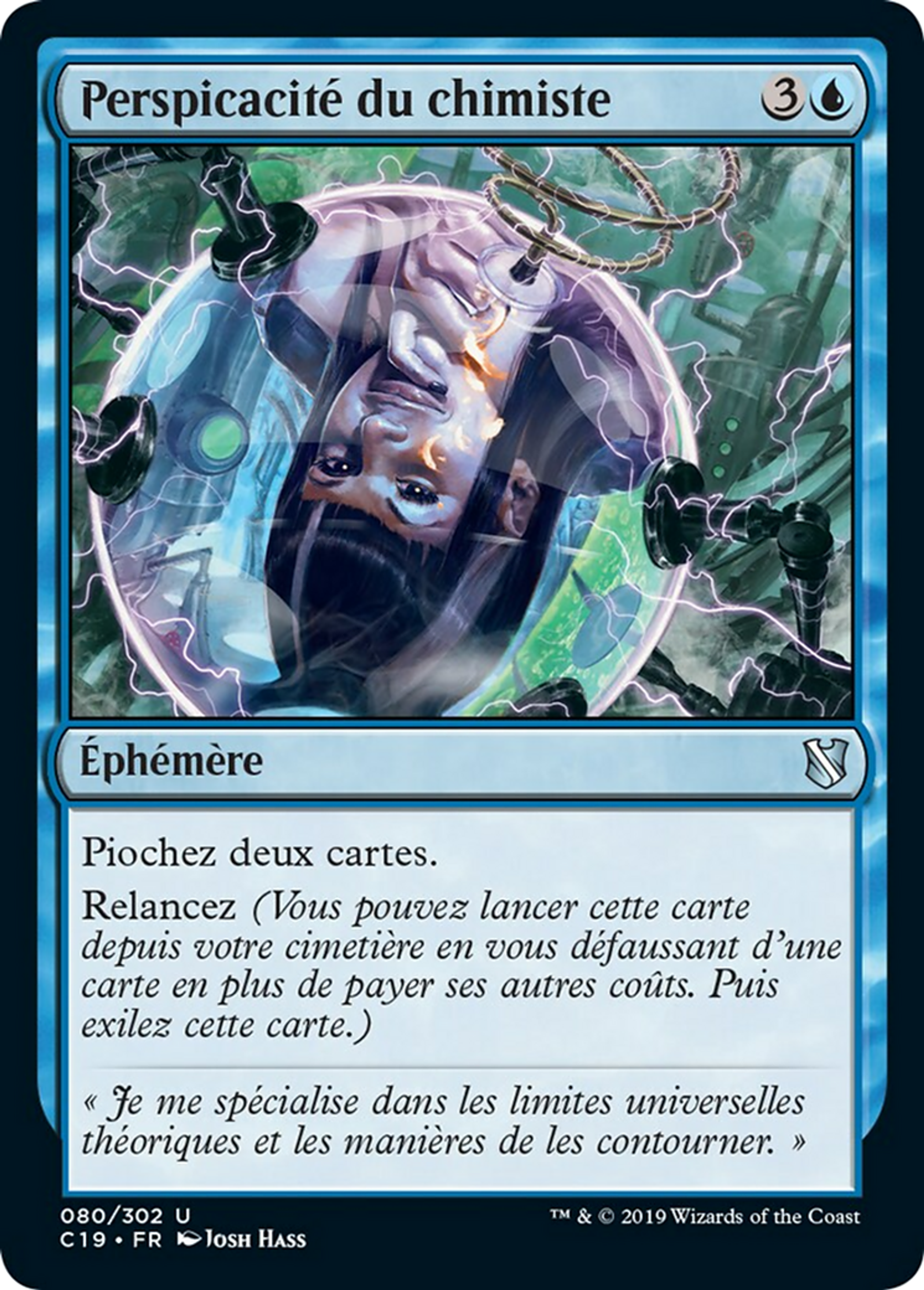 Perspicacité du chimiste — Commander 2019 — Magic: The Gathering