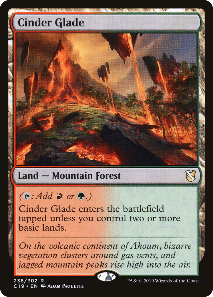 Cinder Glade — Commander 2019 — Magic: The Gathering