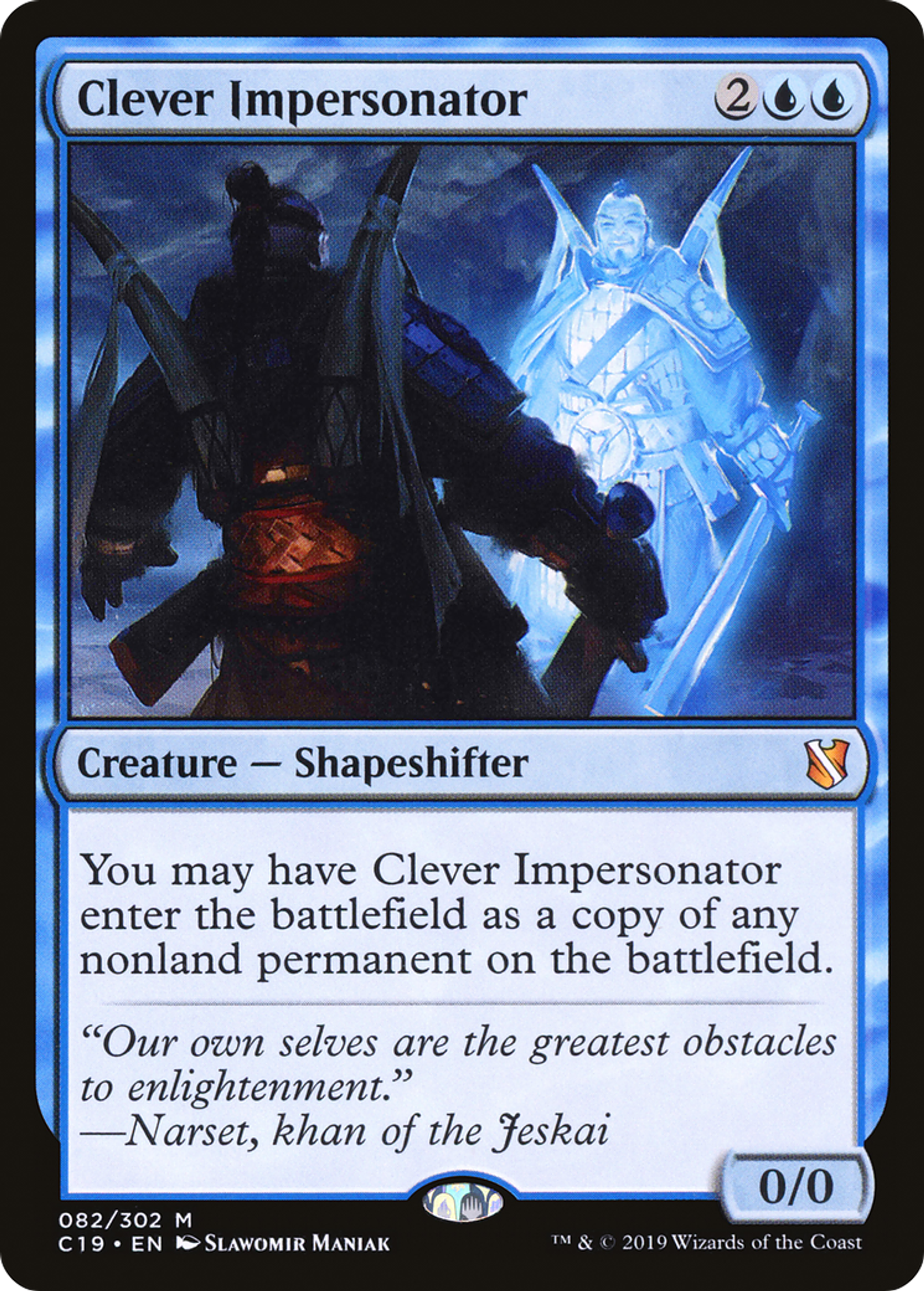 Clever Impersonator — Commander 2019 — Magic: The Gathering