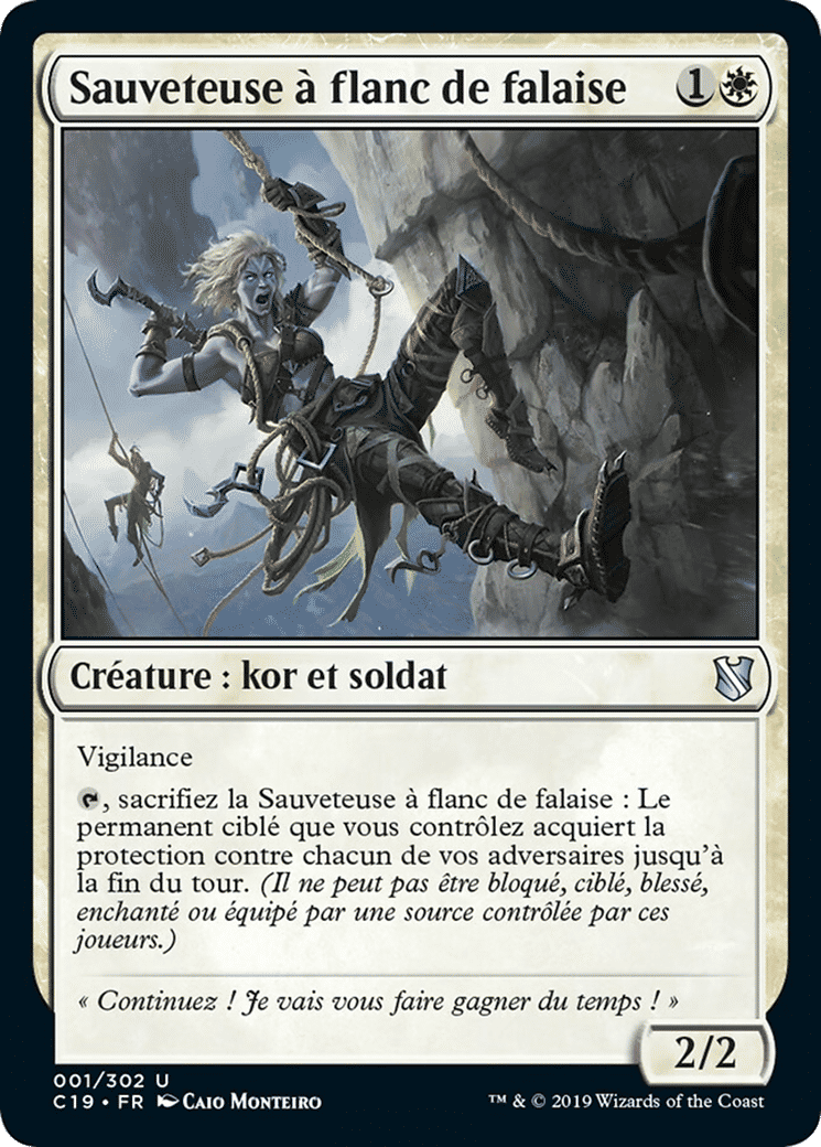 Sauveteuse à flanc de falaise — Commander 2019 — Magic: The Gathering