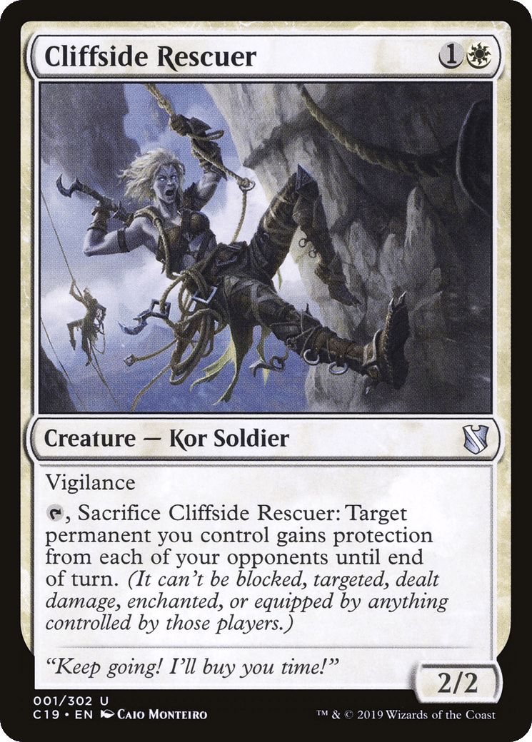 Sauveteuse à flanc de falaise — Commander 2019 — Magic: The Gathering