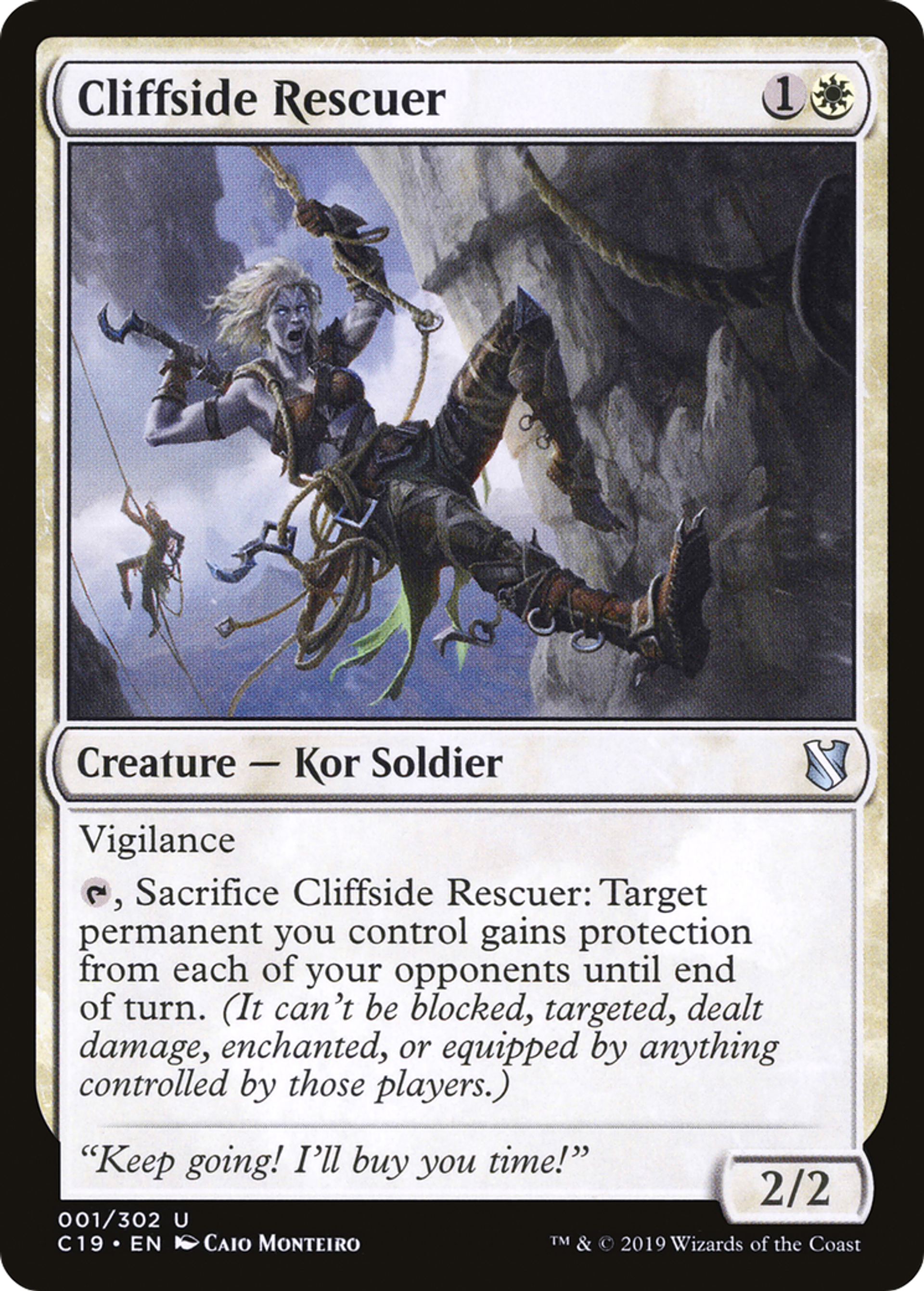 Cliffside Rescuer — Commander 2019 — Magic: The Gathering
