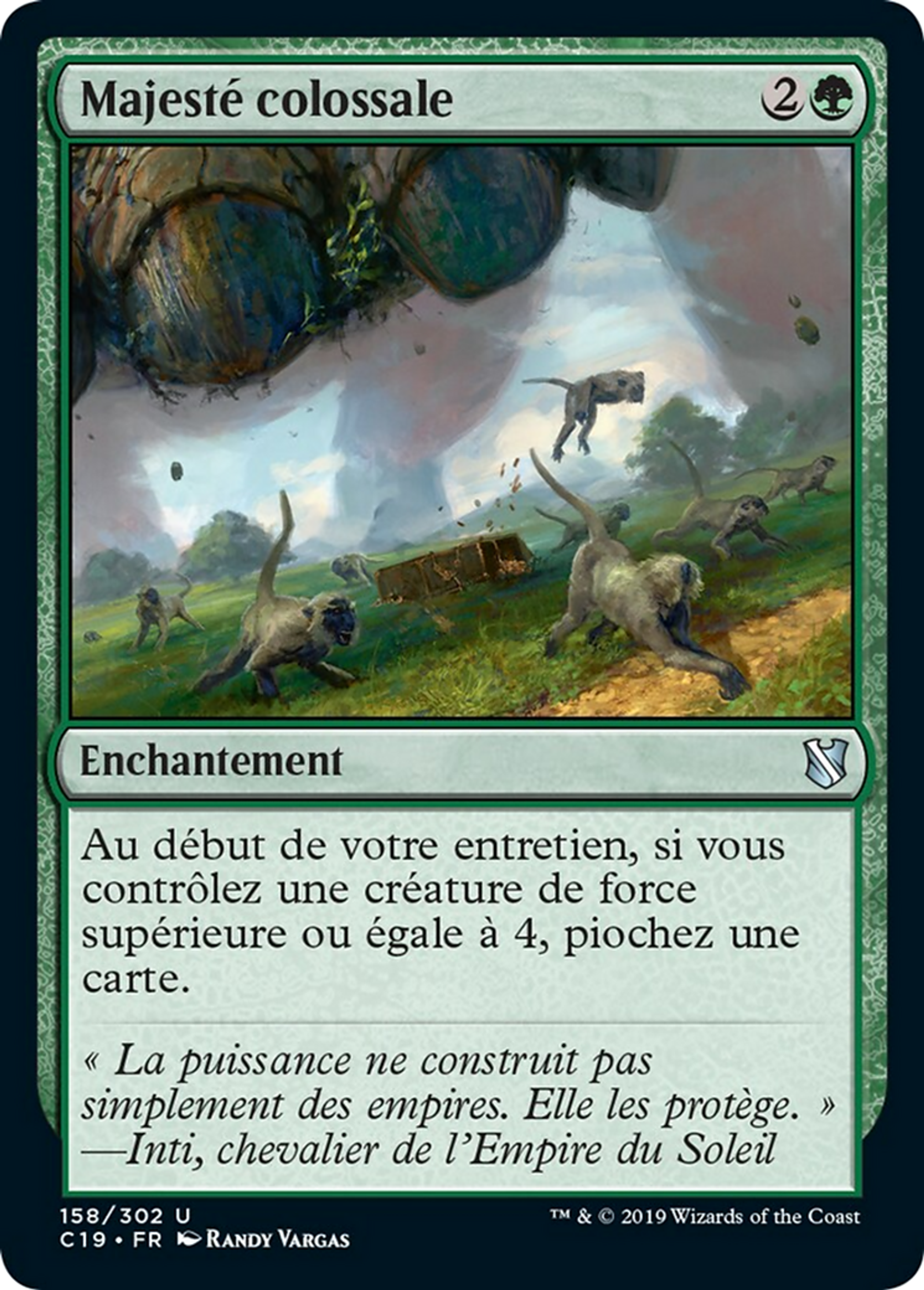 Majesté colossale — Commander 2019 — Magic: The Gathering