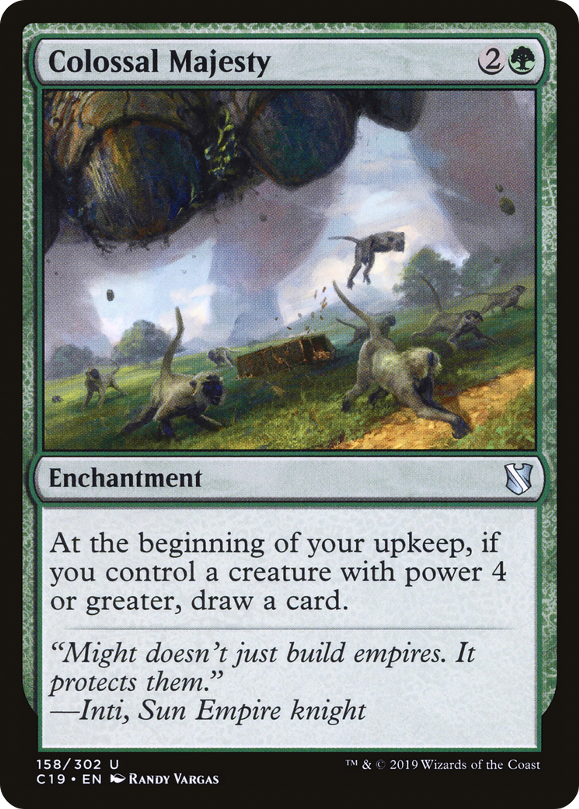 Colossal Majesty — Commander 2019 — Magic: The Gathering