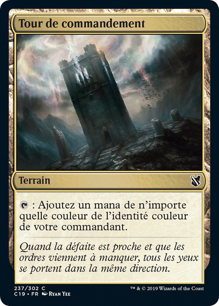 Tour de commandement — Commander 2019 — Magic: The Gathering