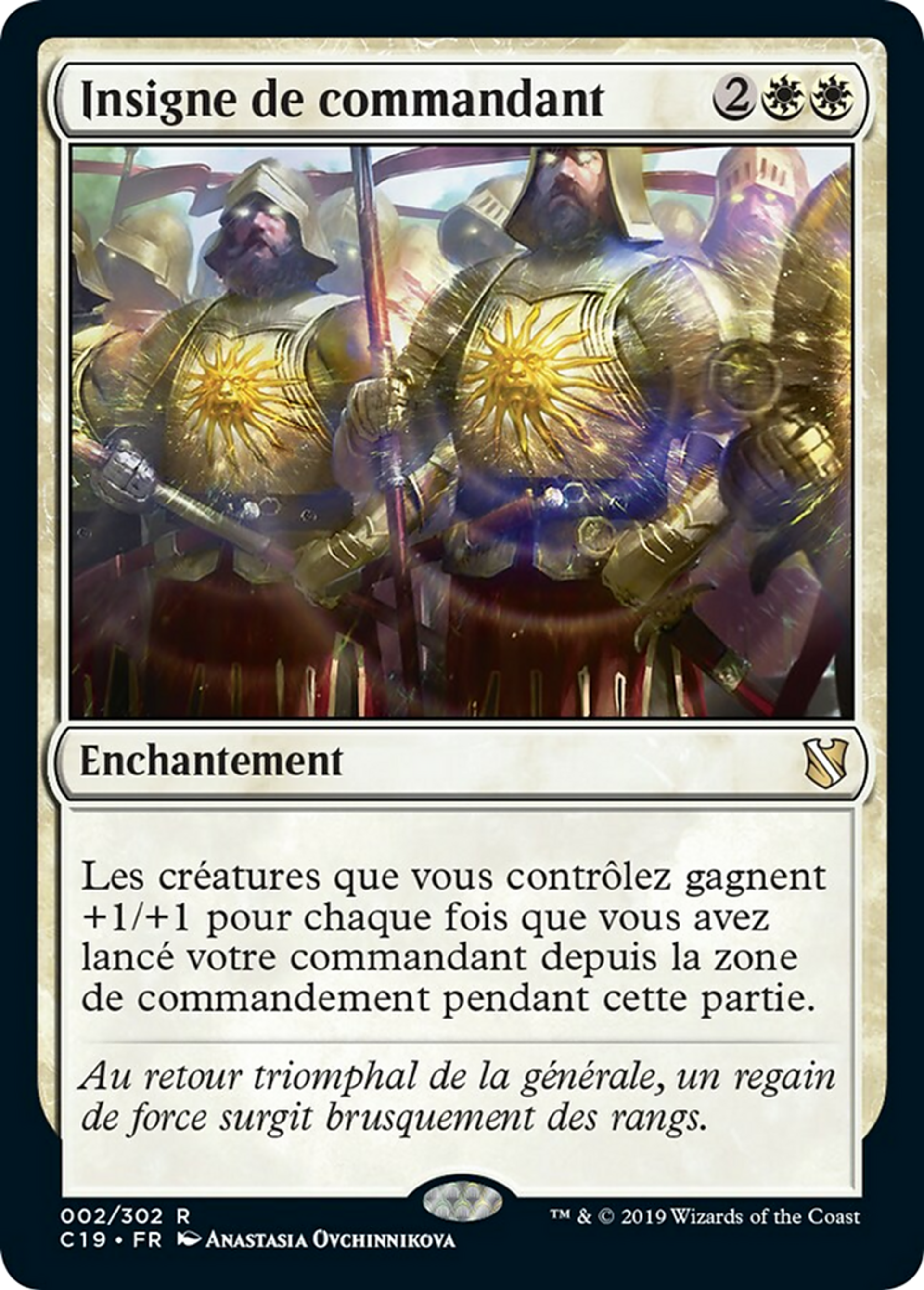 Insigne de commandant — Commander 2019 — Magic: The Gathering