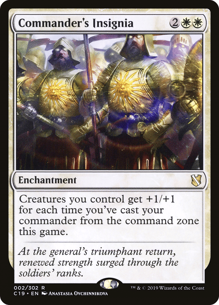 Commander's Insignia — Commander 2019 — Magic: The Gathering