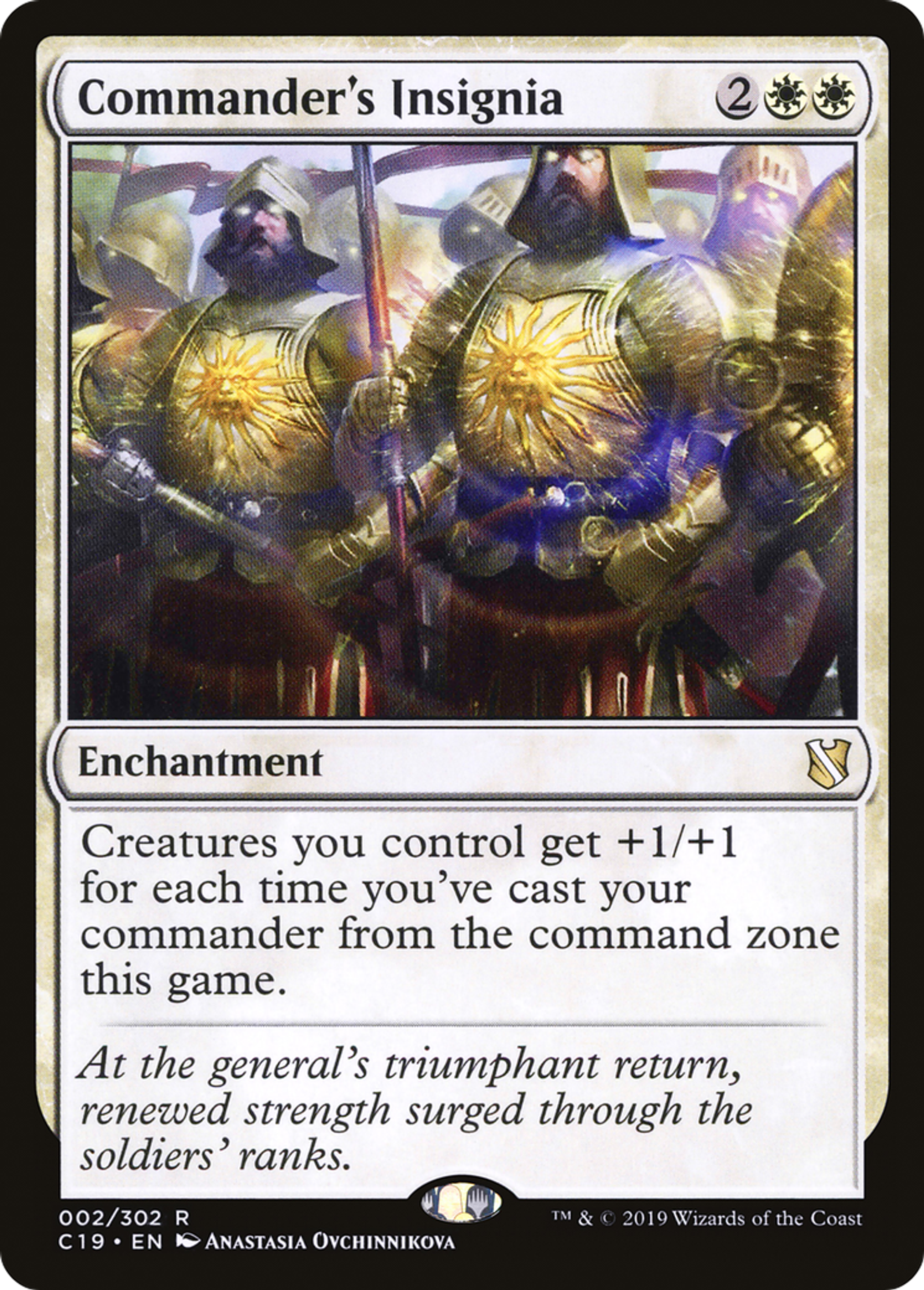 Commander's Insignia — Commander 2019 — Magic: The Gathering