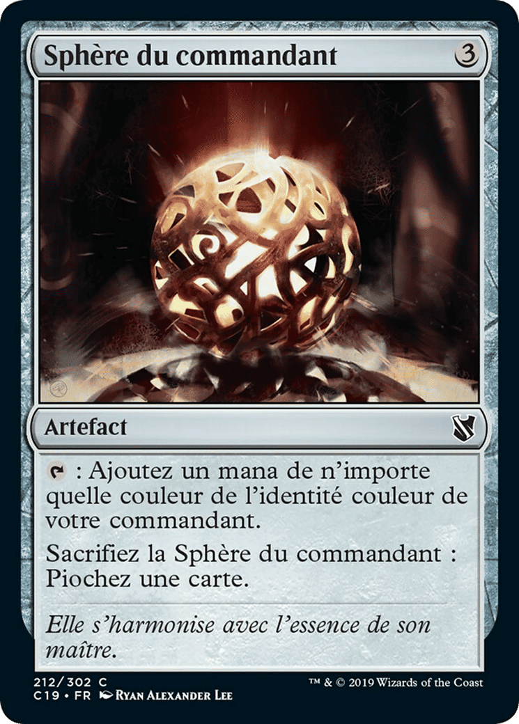 Sphère du commandant — Commander 2019 — Magic: The Gathering