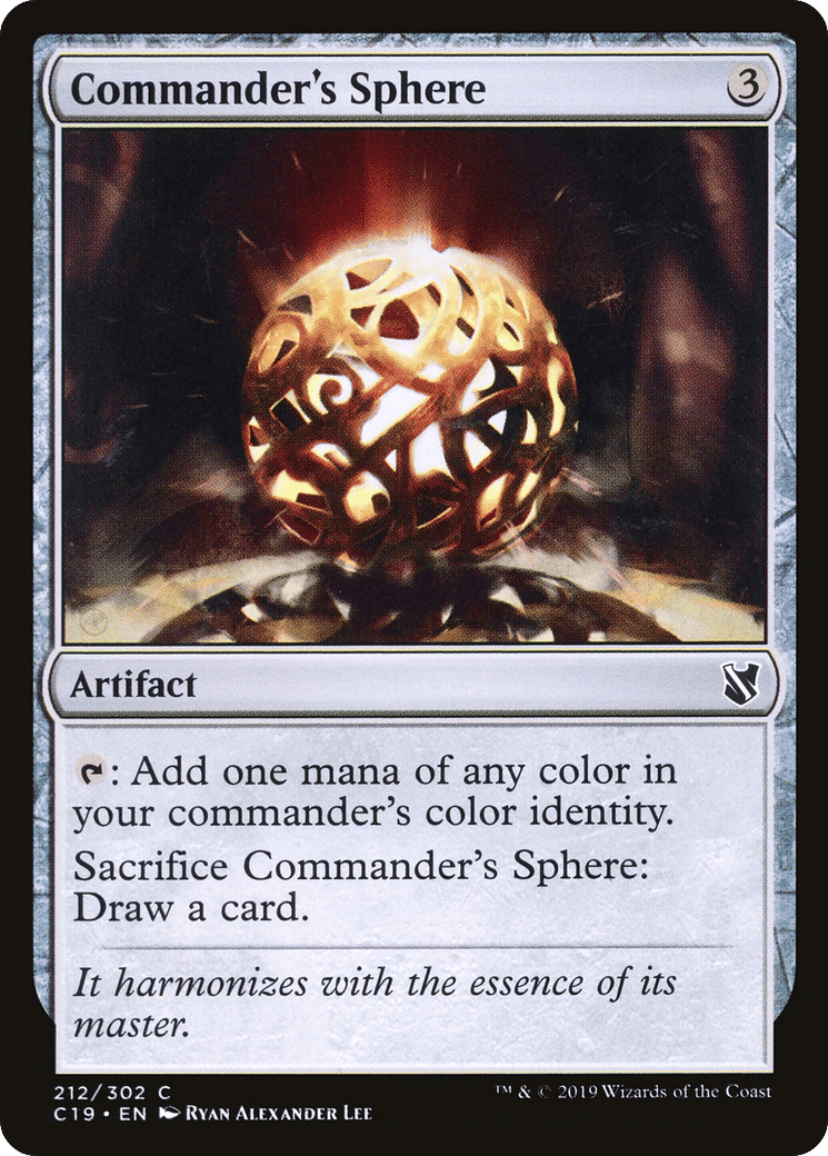 Commander's Sphere — Commander 2019 — Magic: The Gathering